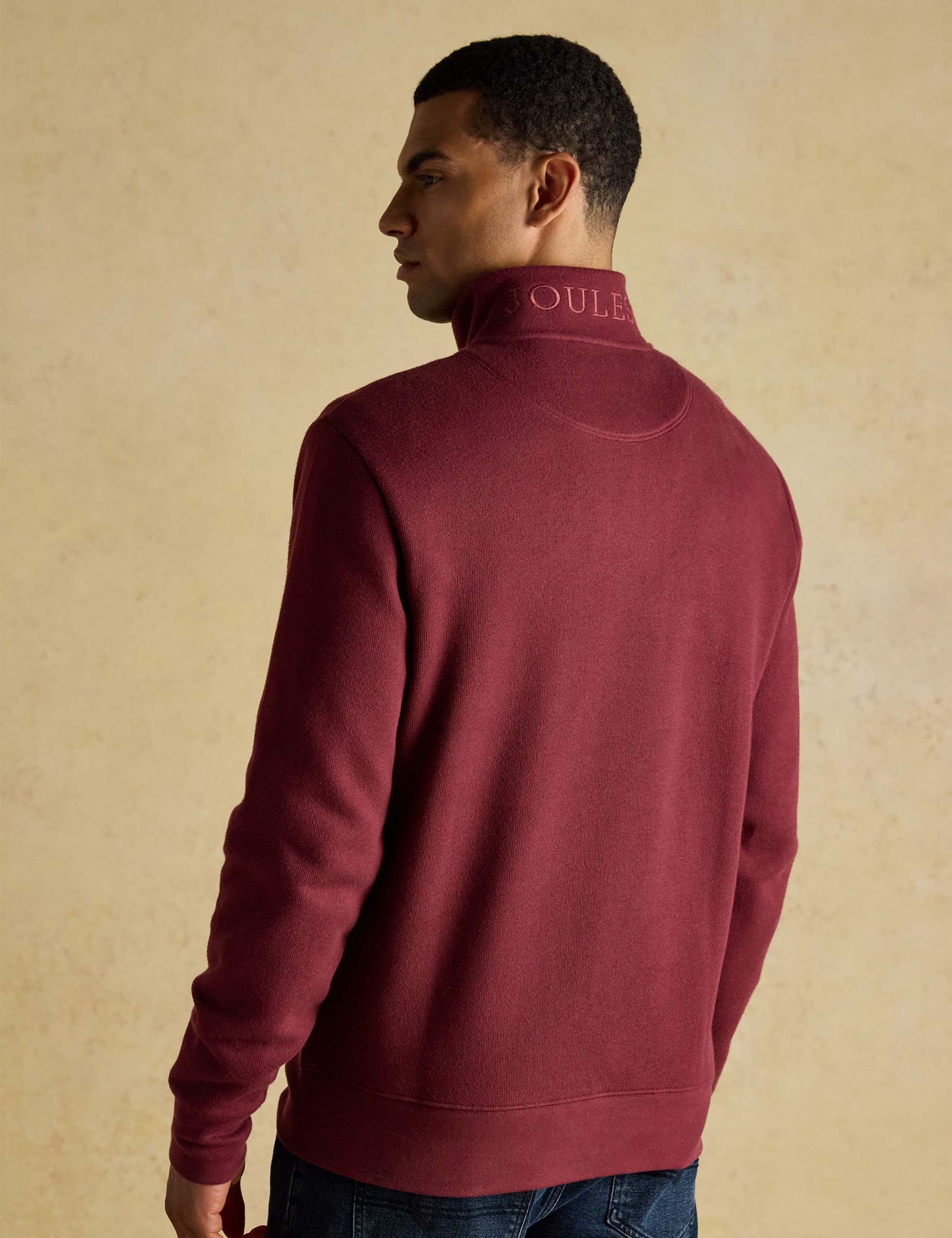 Pure Cotton Half Zip Sweatshirt 4 of 8