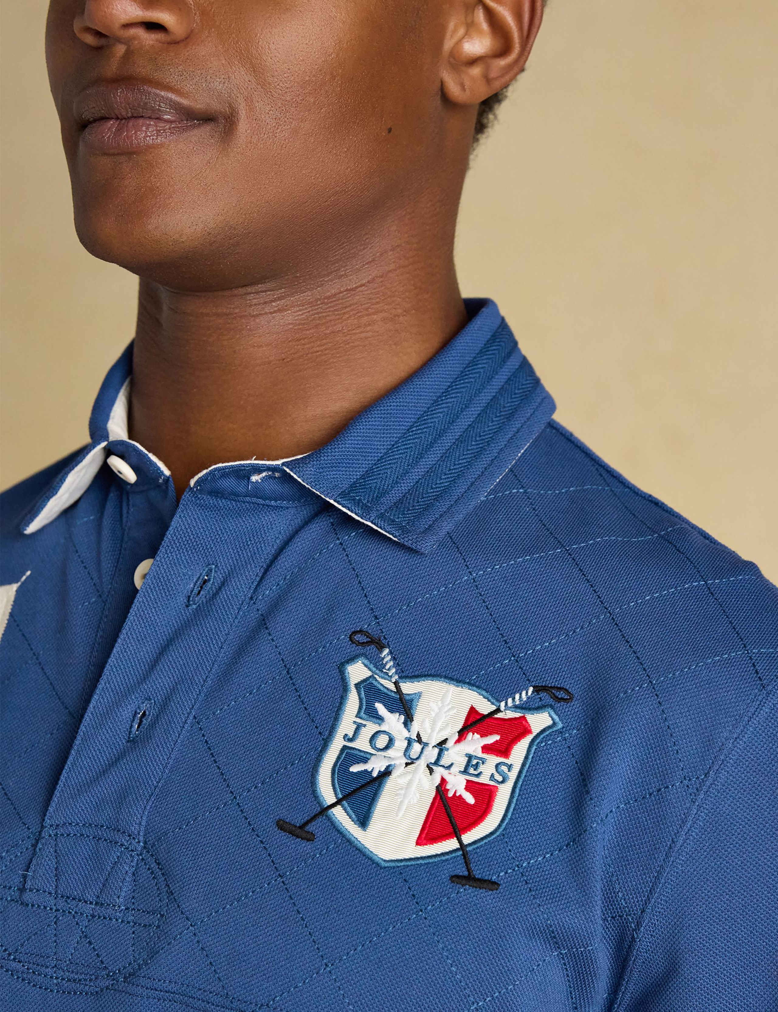 Pure Cotton Long Sleeve Polo Shirt 5 of 11