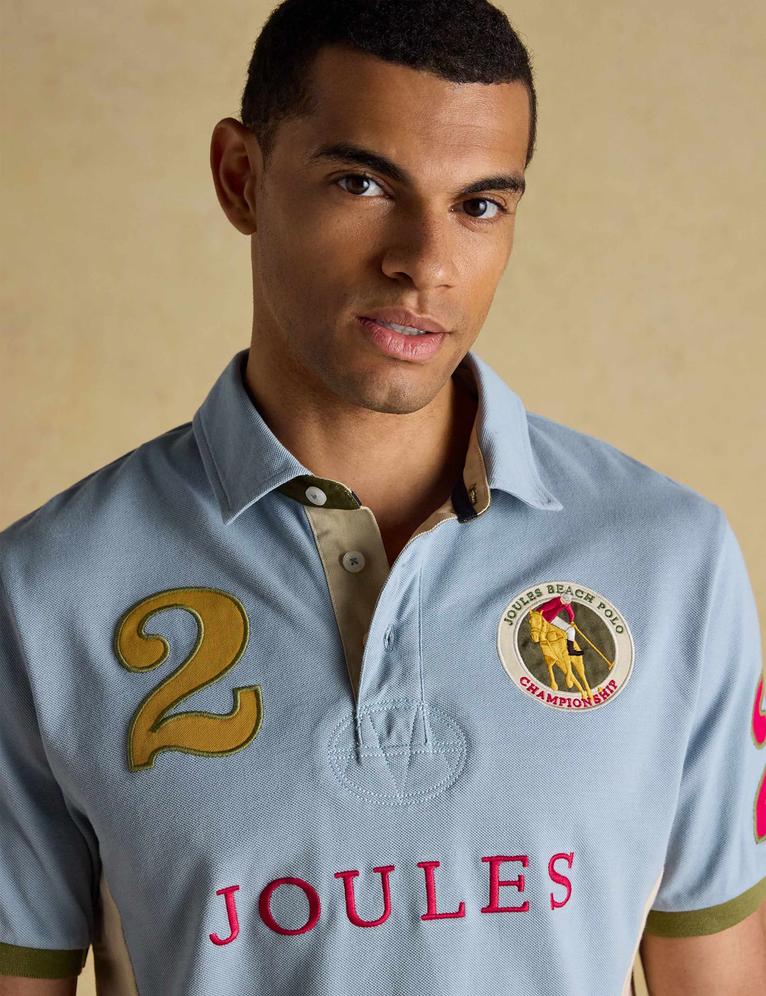 Pure Cotton Embroidered Polo Shirt 4 of 8