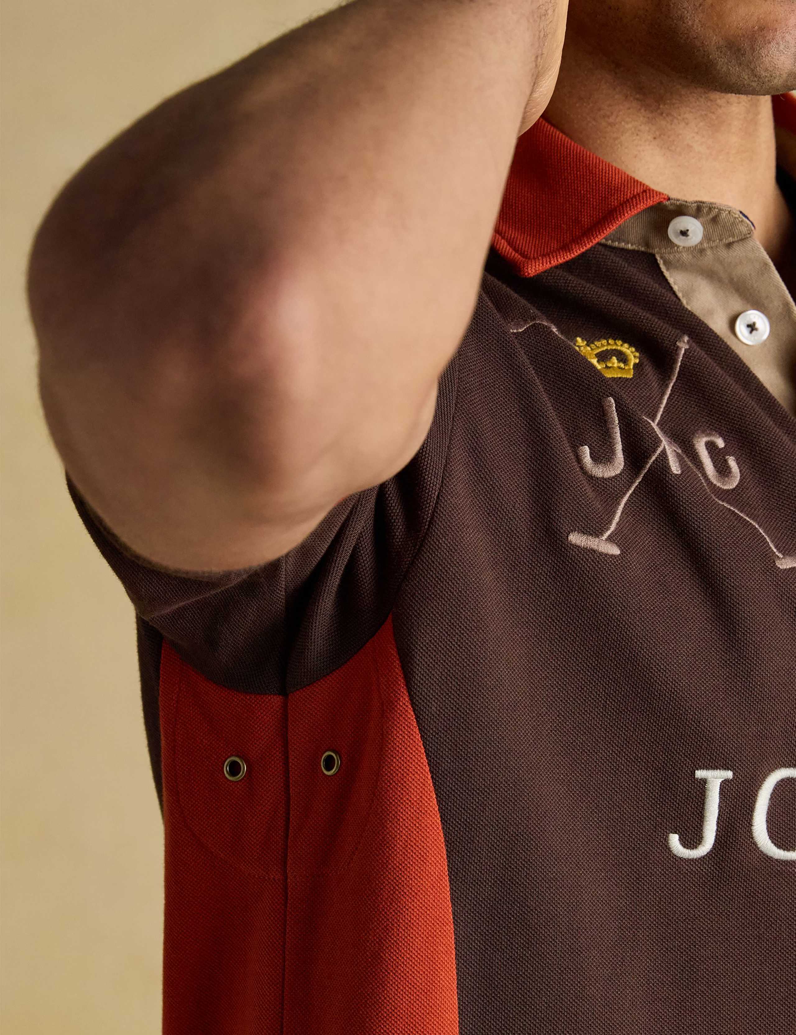 Pure Cotton Embroidered Polo Shirt 8 of 10