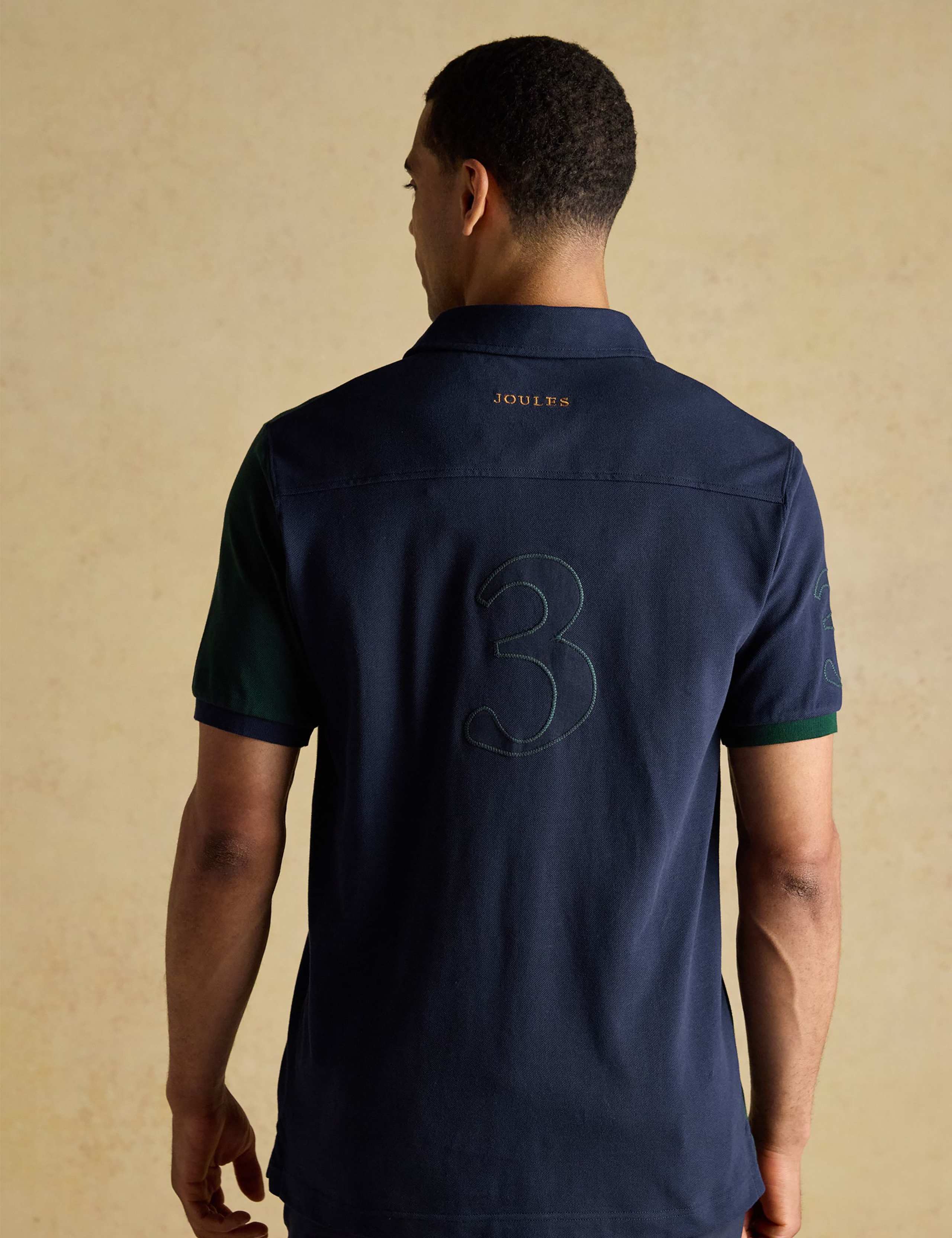 Pure Cotton Harlequin Polo Shirt 6 of 8