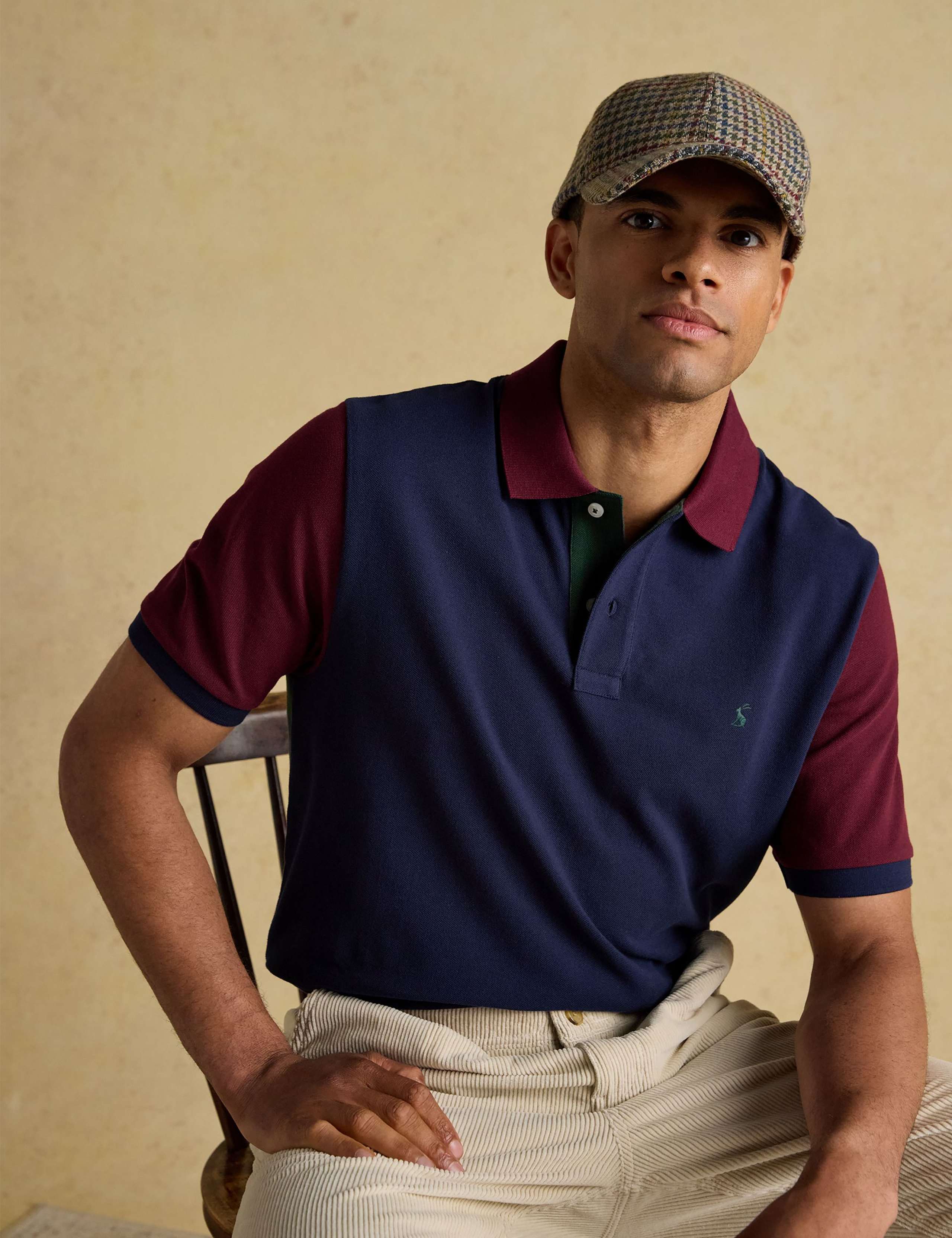 Pure Cotton Colour Block Polo Shirt 7 of 8
