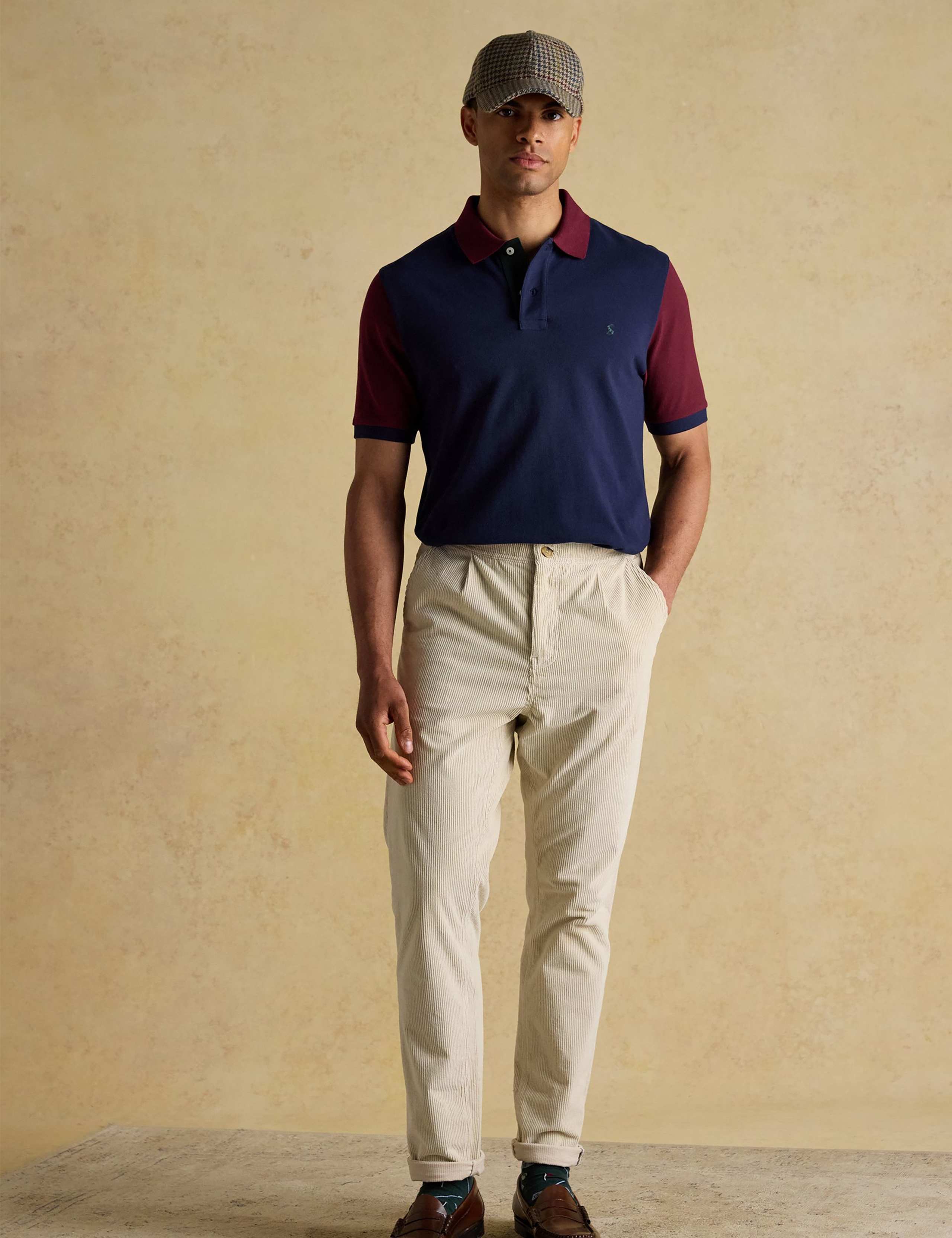Pure Cotton Colour Block Polo Shirt 8 of 8