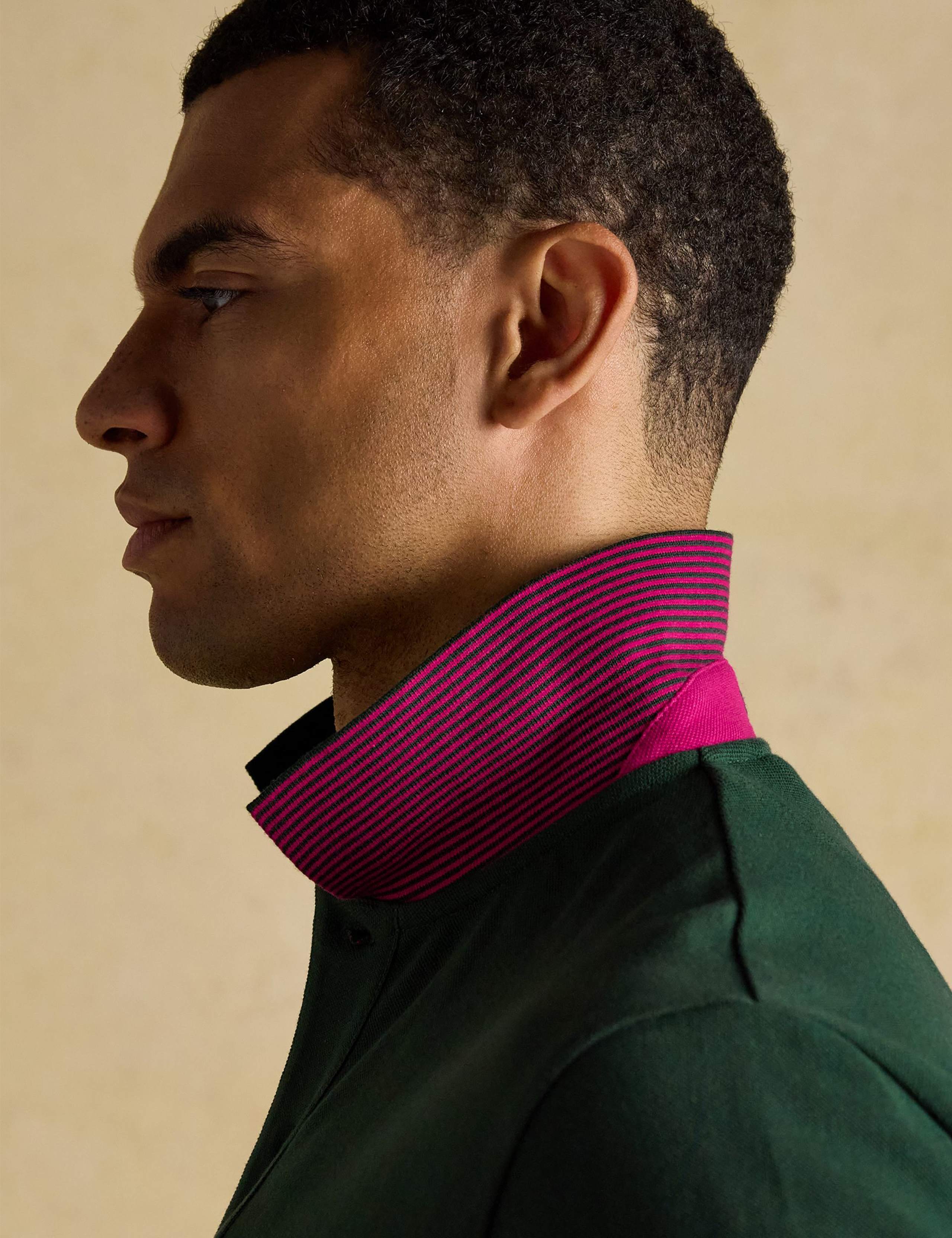 Pure Cotton Striped Polo Shirt 3 of 8