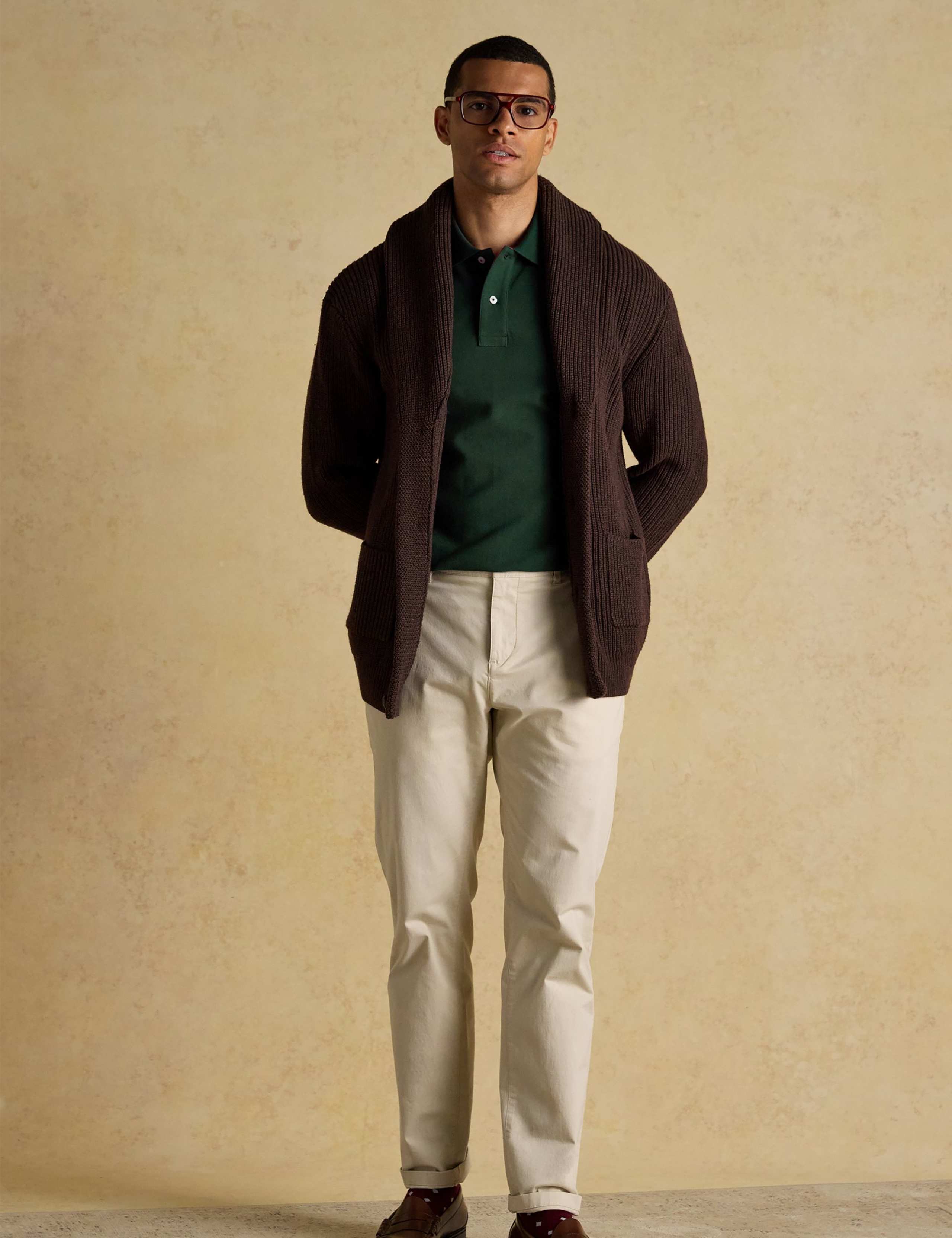 Pure Cotton Striped Polo Shirt 4 of 8