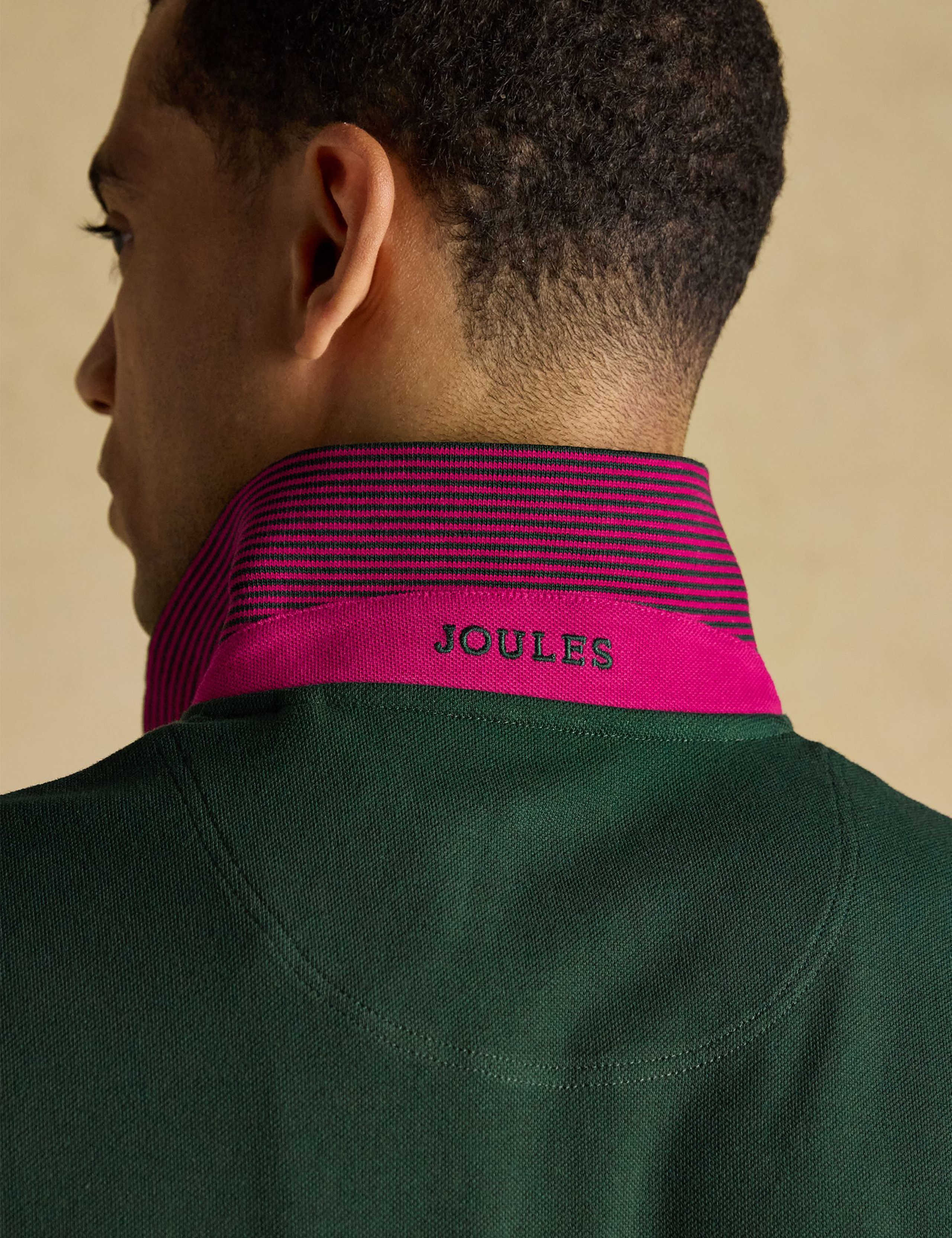 Pure Cotton Striped Polo Shirt 7 of 8