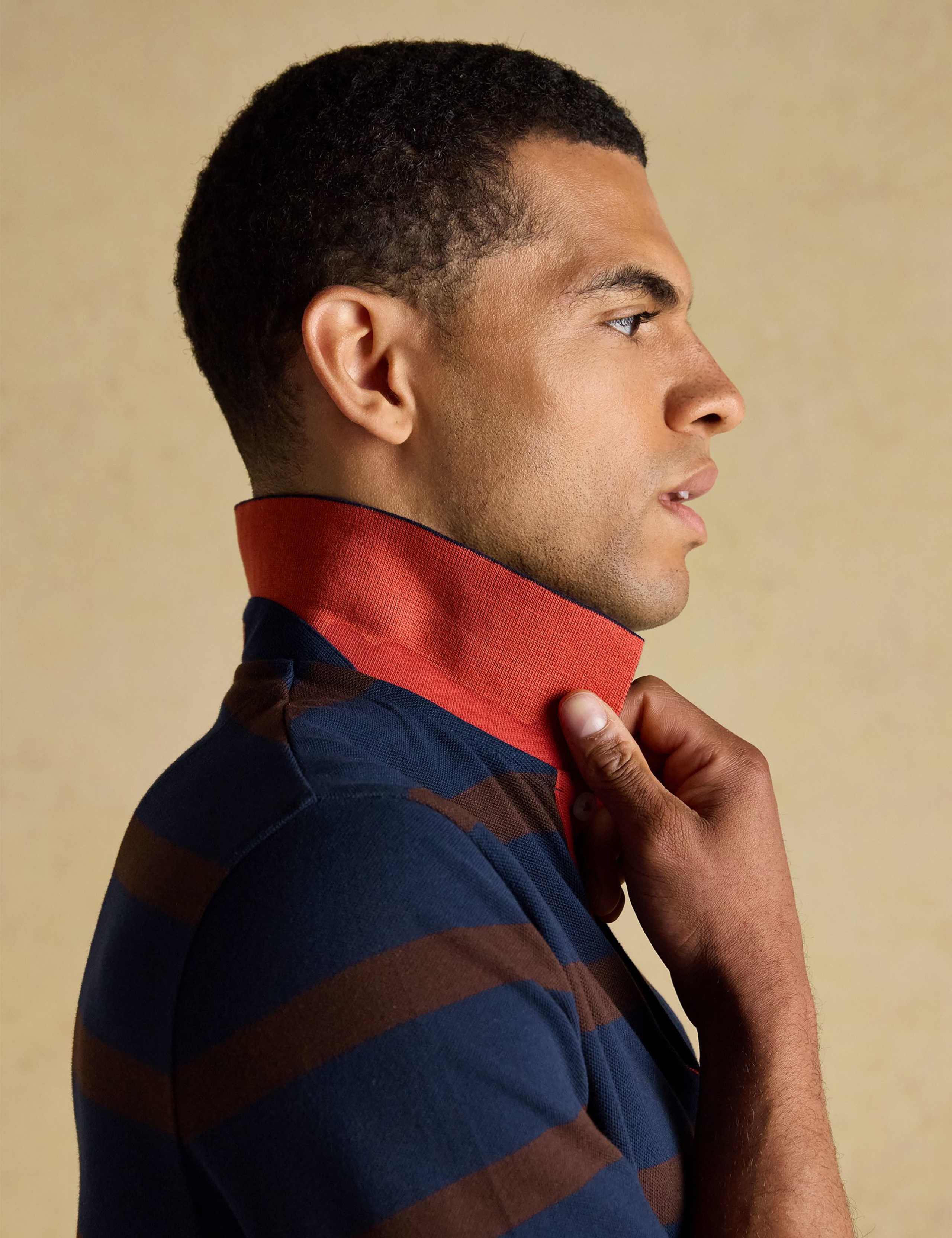 Pure Cotton Striped Polo Shirt 5 of 8