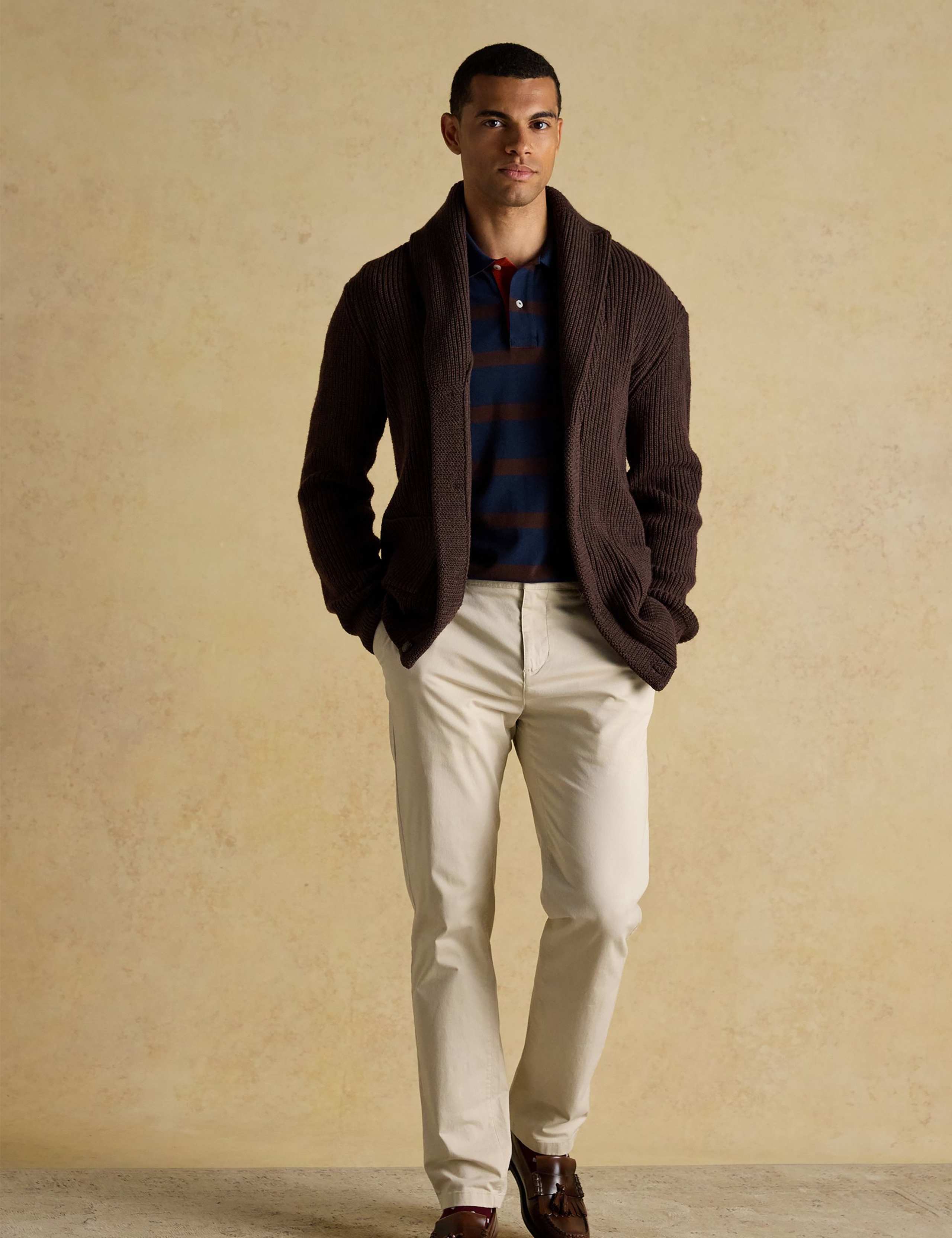 Pure Cotton Striped Polo Shirt 7 of 8