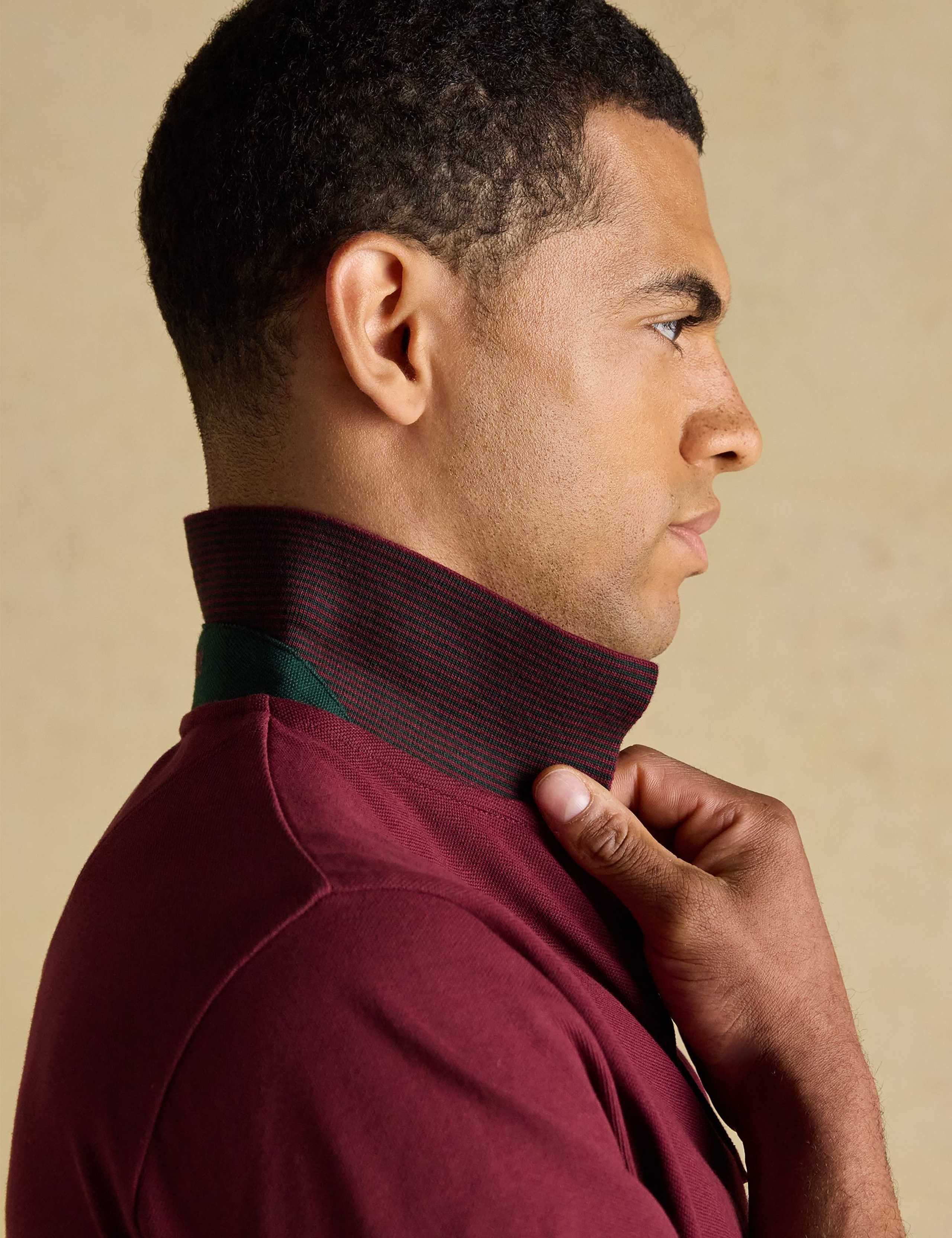 Pure Cotton Striped Polo Shirt 3 of 8