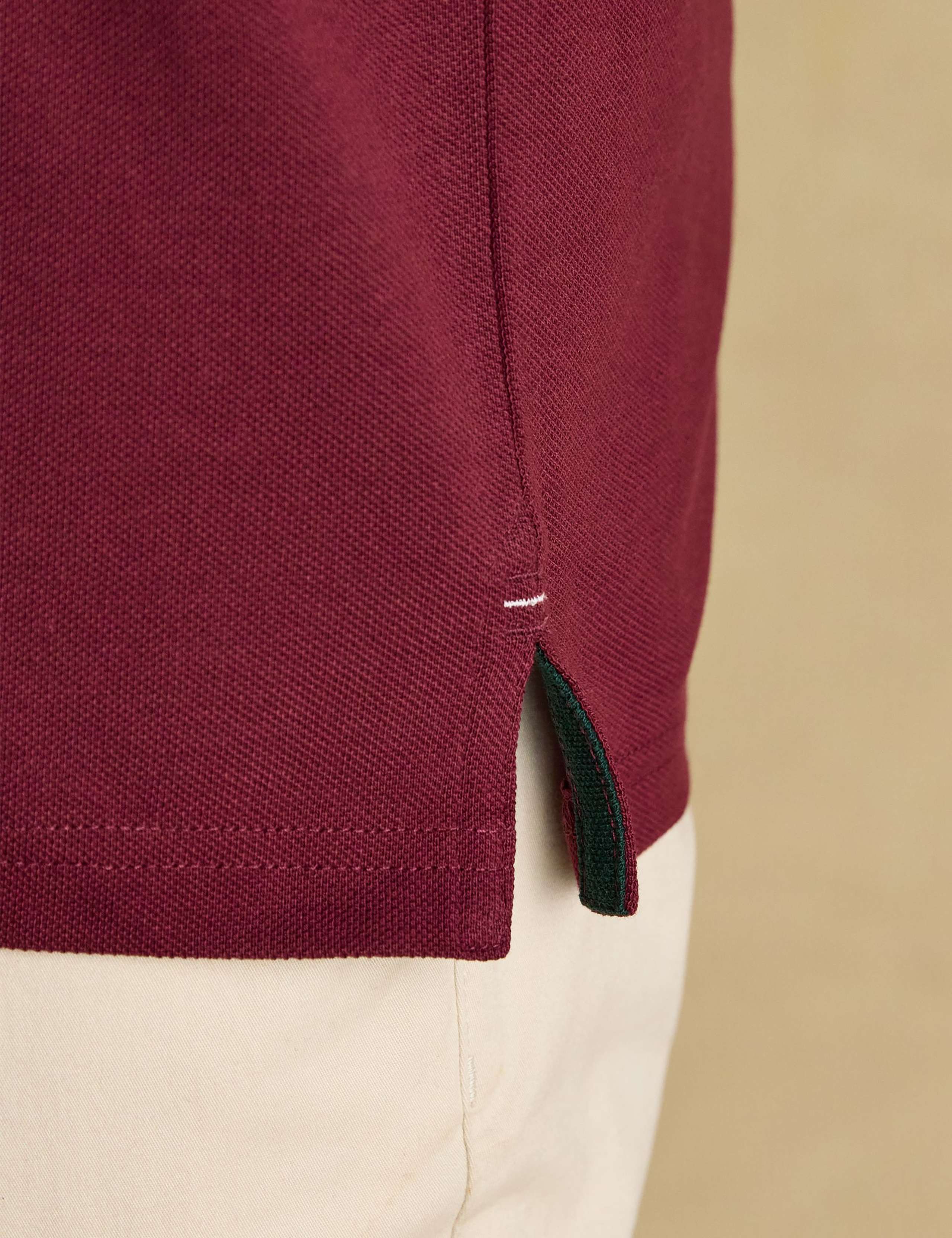 Pure Cotton Striped Polo Shirt 5 of 8