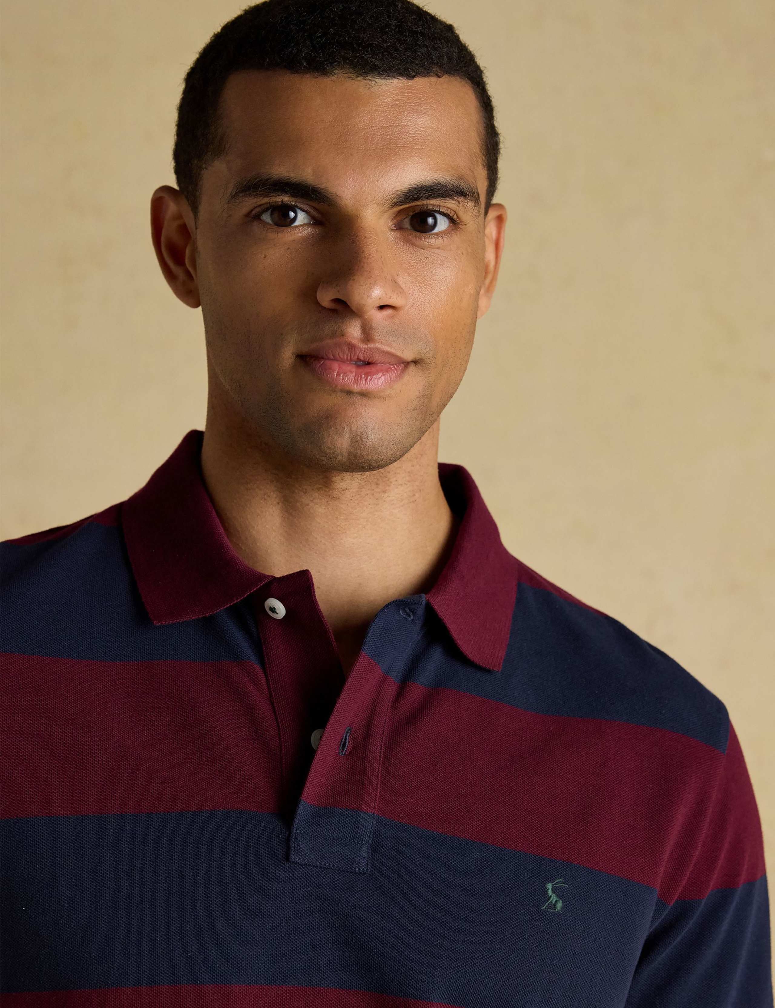 Pure Cotton Striped Polo Shirt 8 of 8