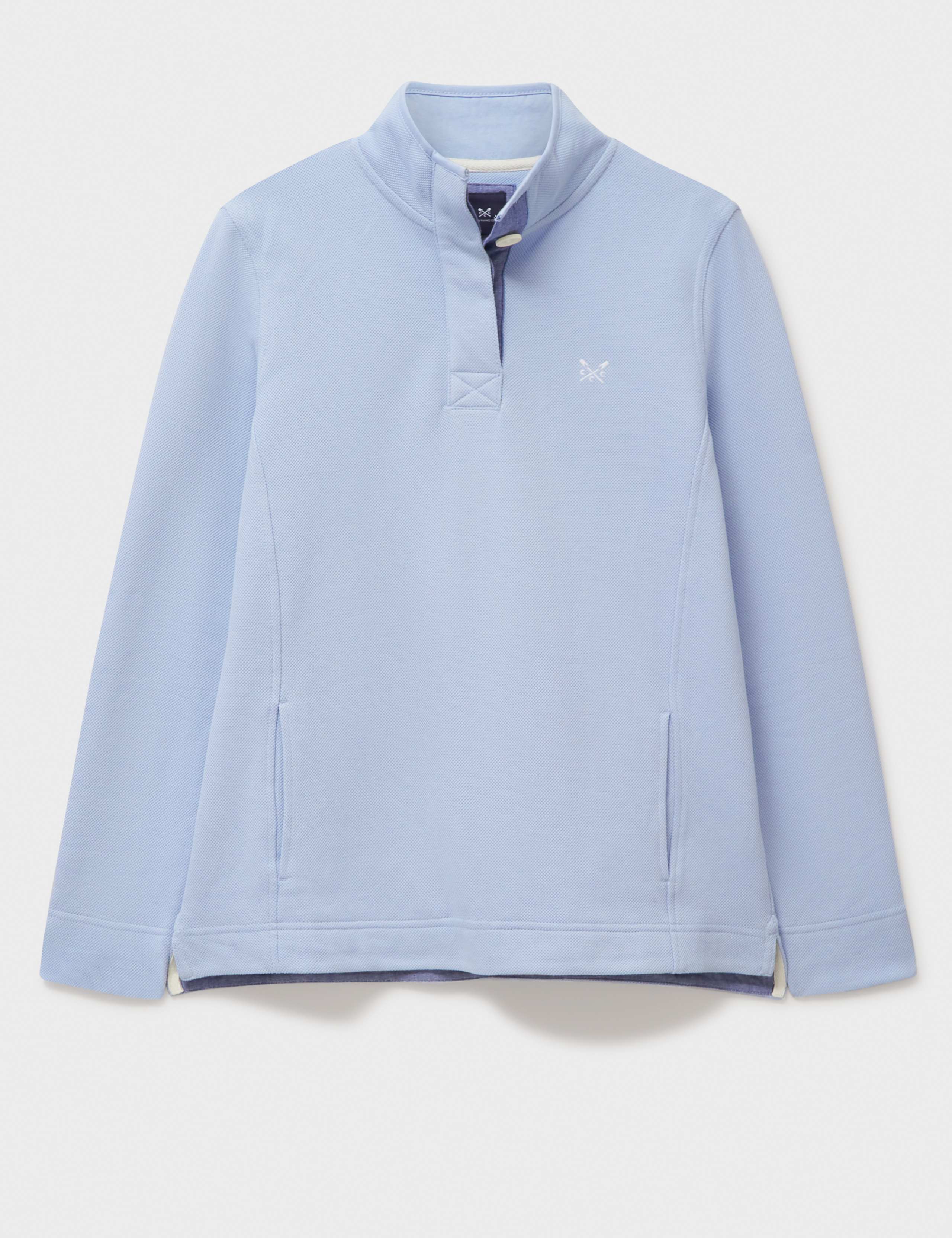 Pure Cotton Striped Funnel Neck Sweatshirt 2 of 5