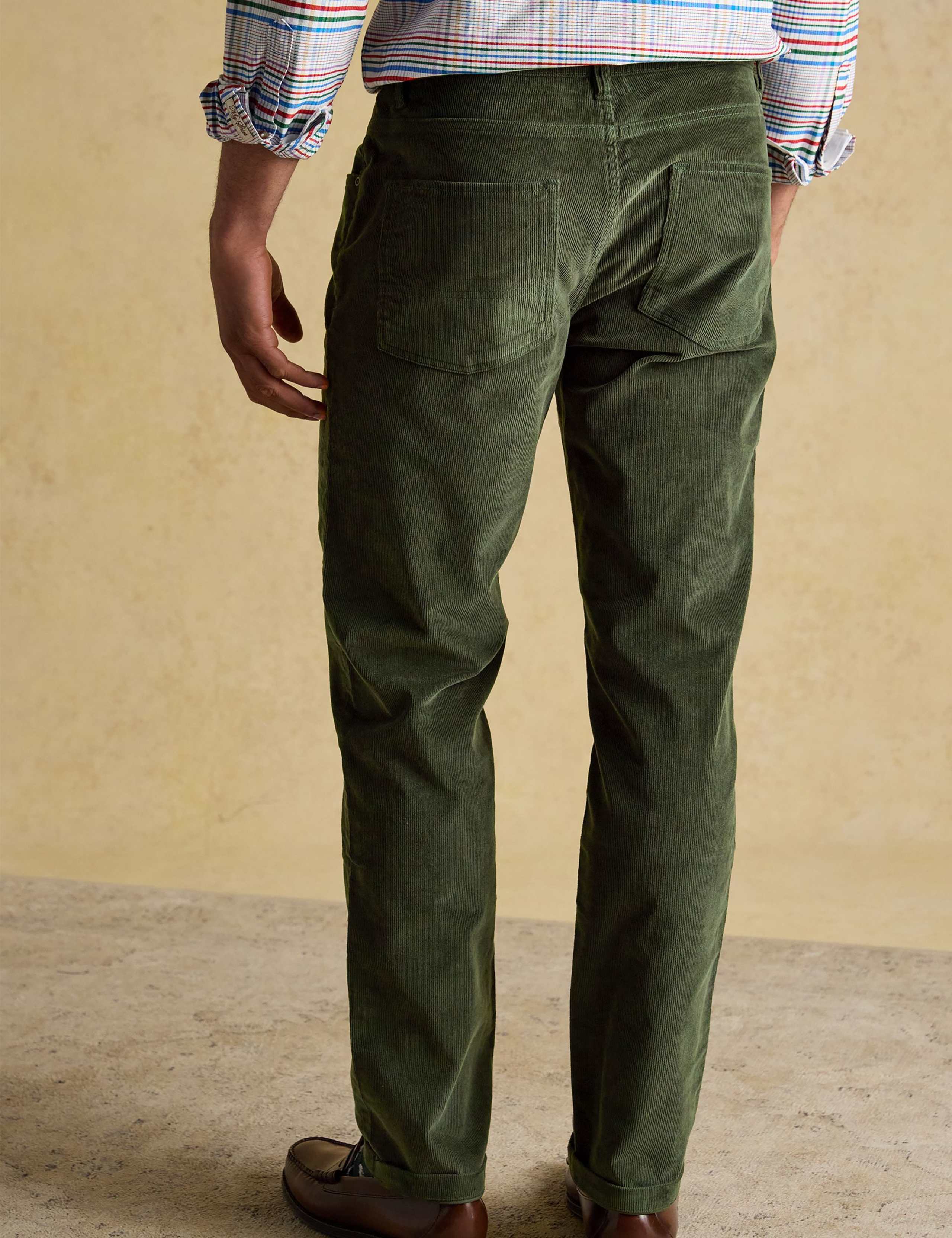 Regular Fit Cord 5 Pocket Trousers 6 of 6