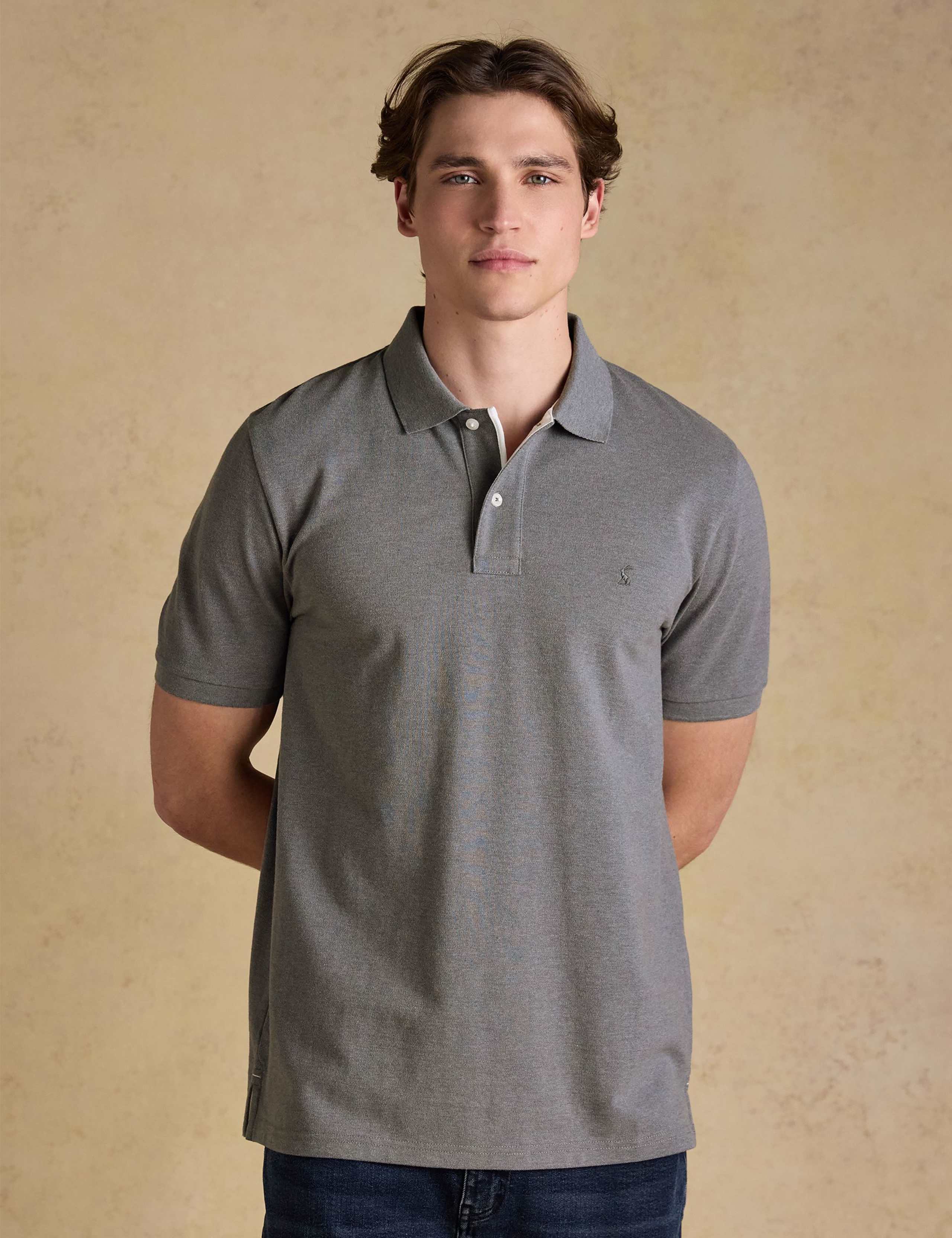 Pure Cotton Pique Polo Shirt 1 of 9