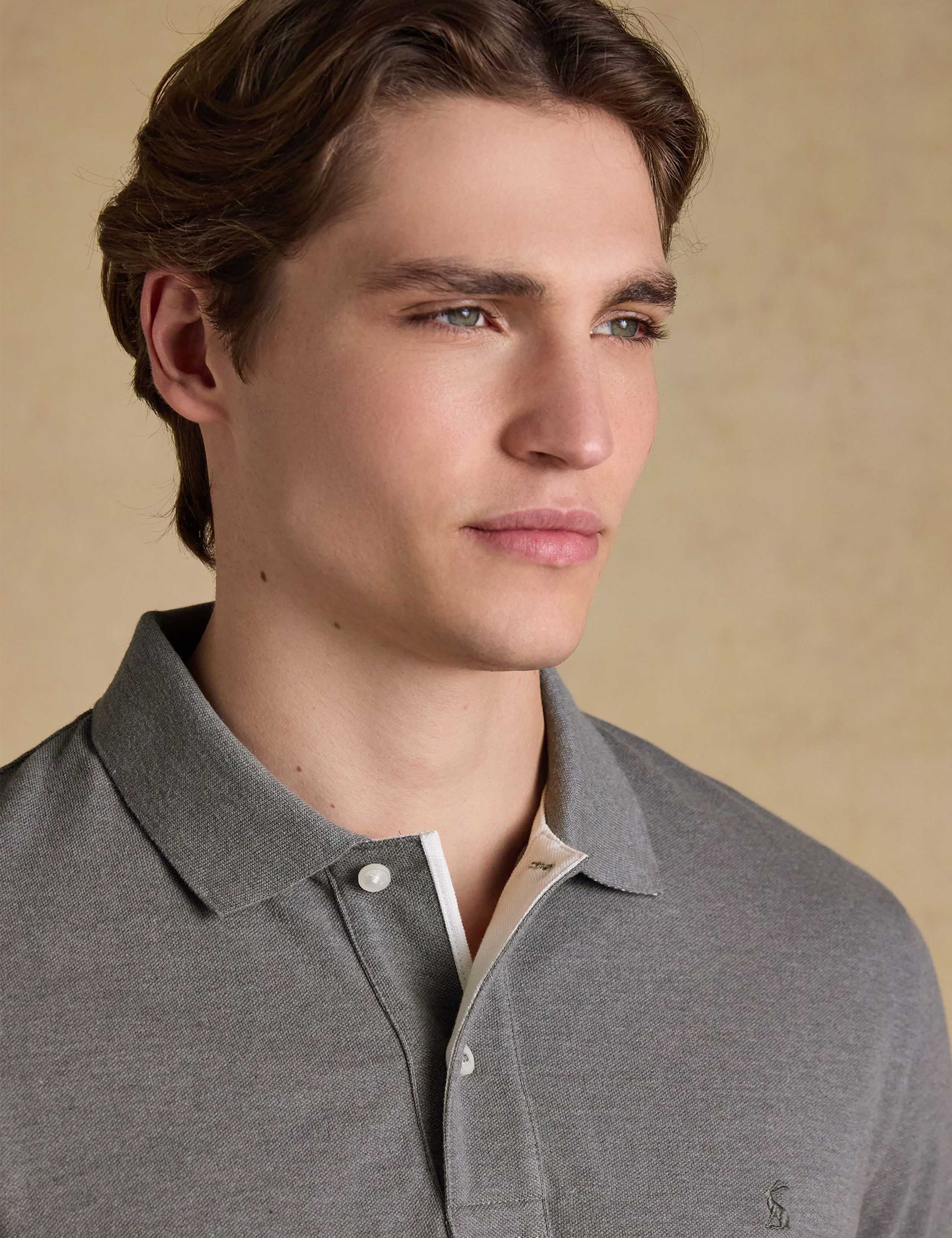 Pure Cotton Pique Polo Shirt 5 of 9