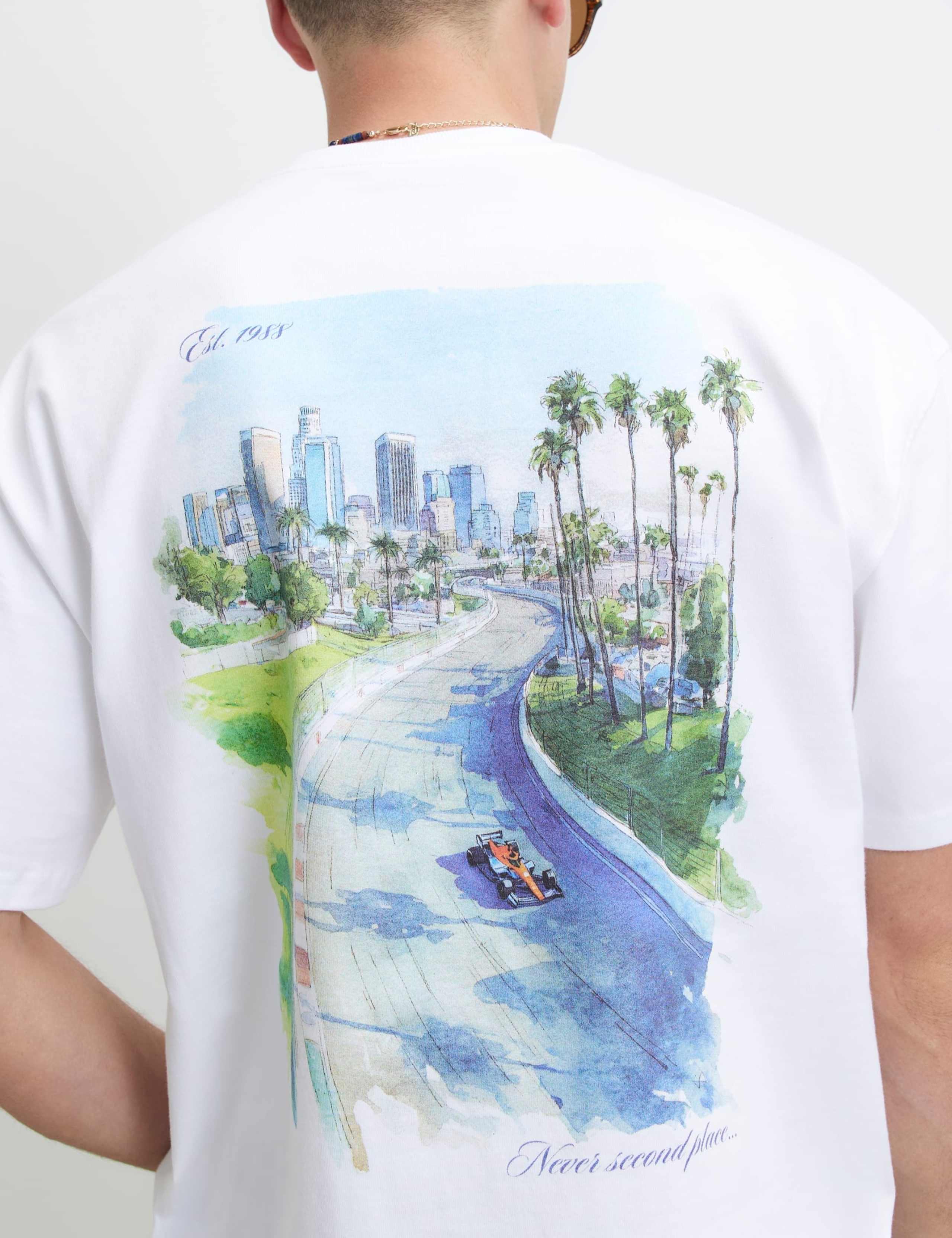 Oversized Pure Cotton F1 Racecar T-Shirt 5 of 6