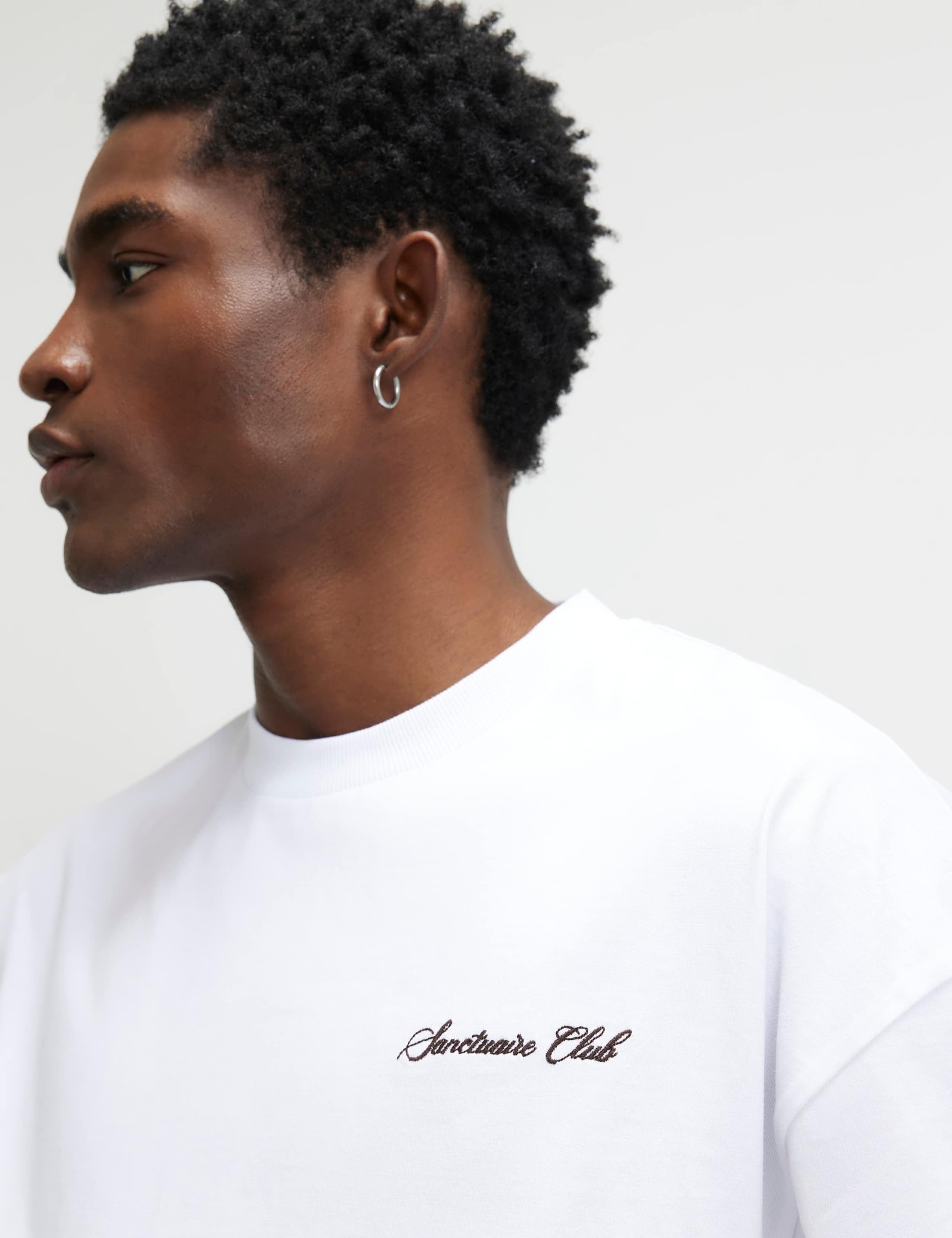 Oversized Pure Cotton Graphic T-Shirt 5 of 6