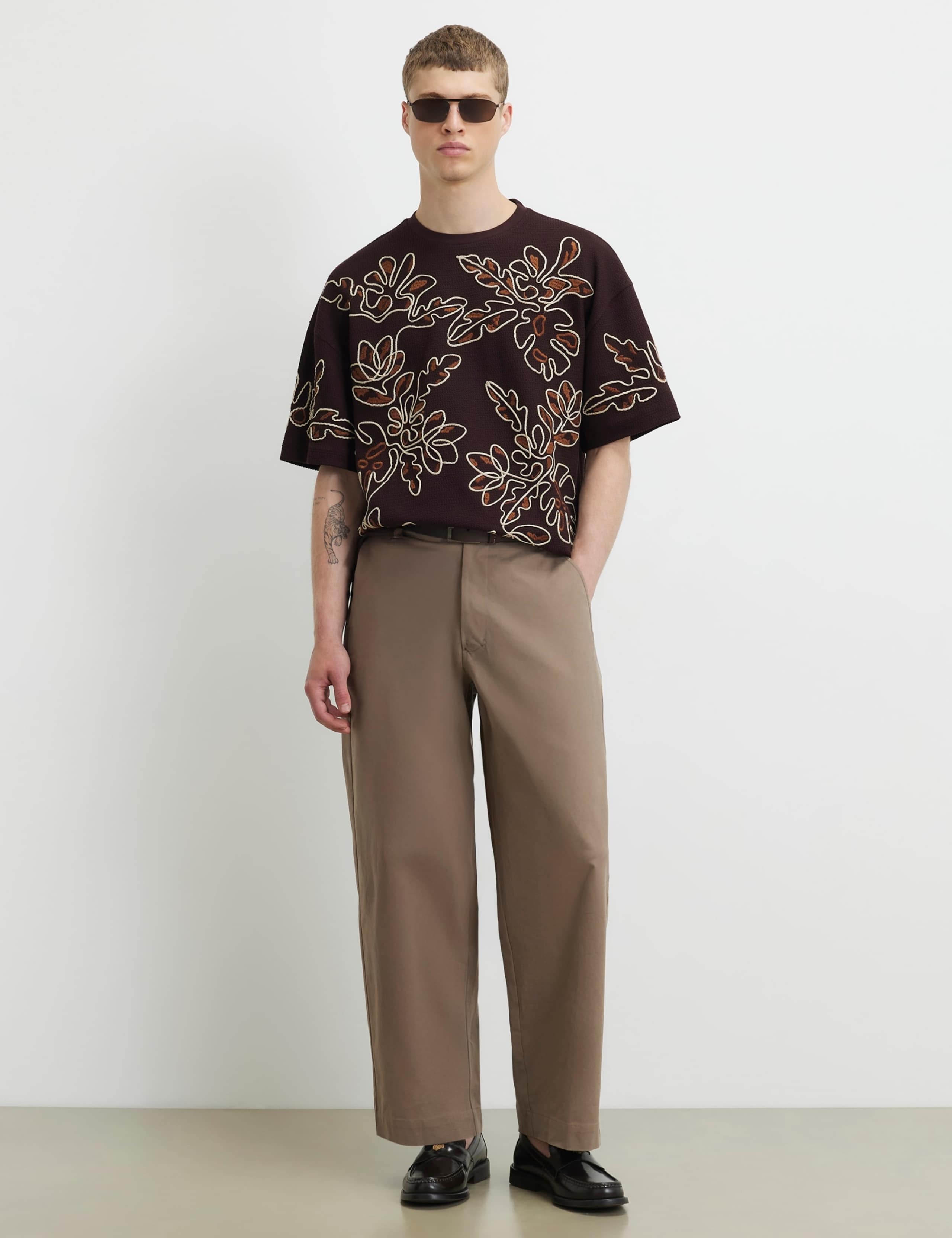 Oversized Cotton Rich Floral T-Shirt 2 of 6
