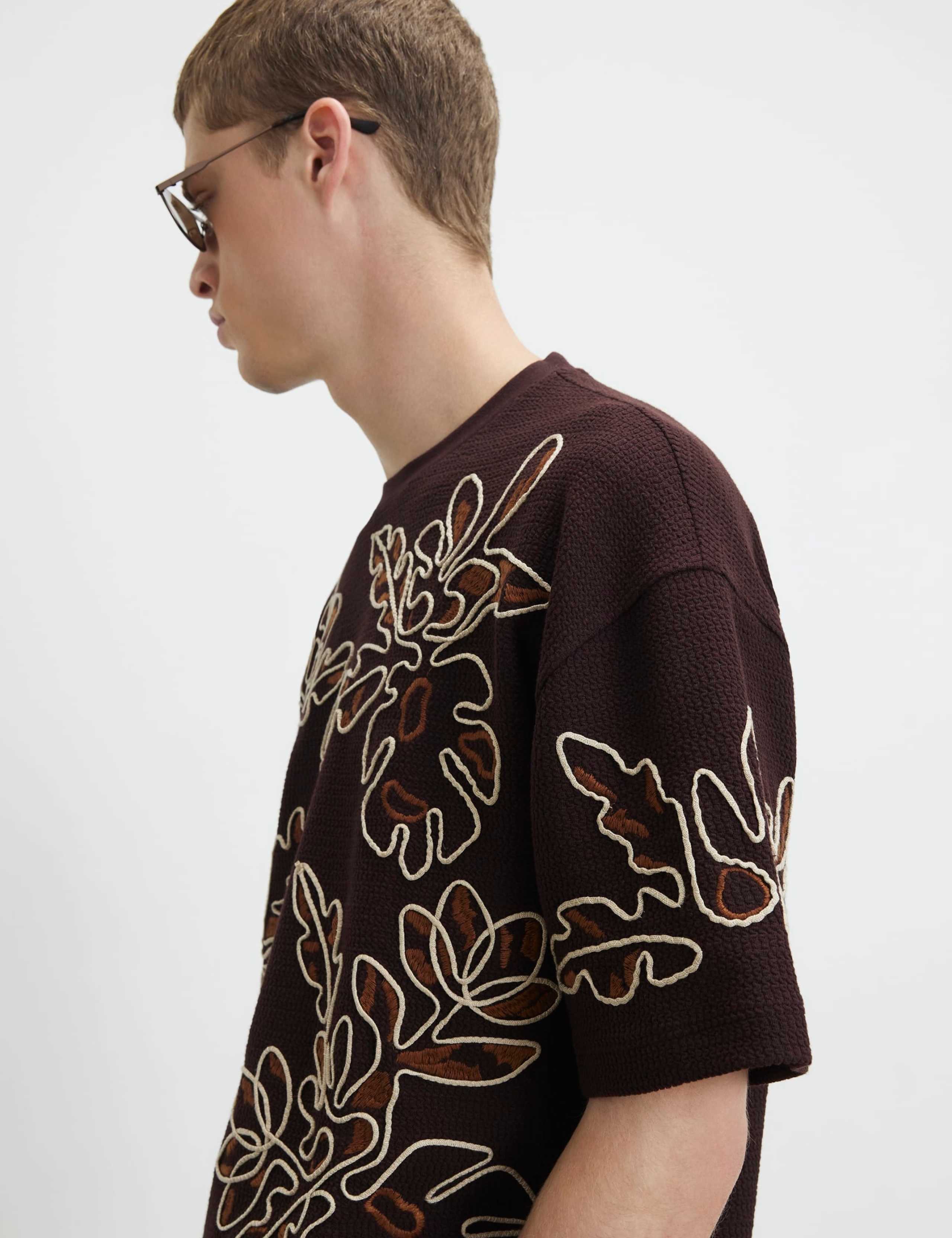 Oversized Cotton Rich Floral T-Shirt 4 of 6