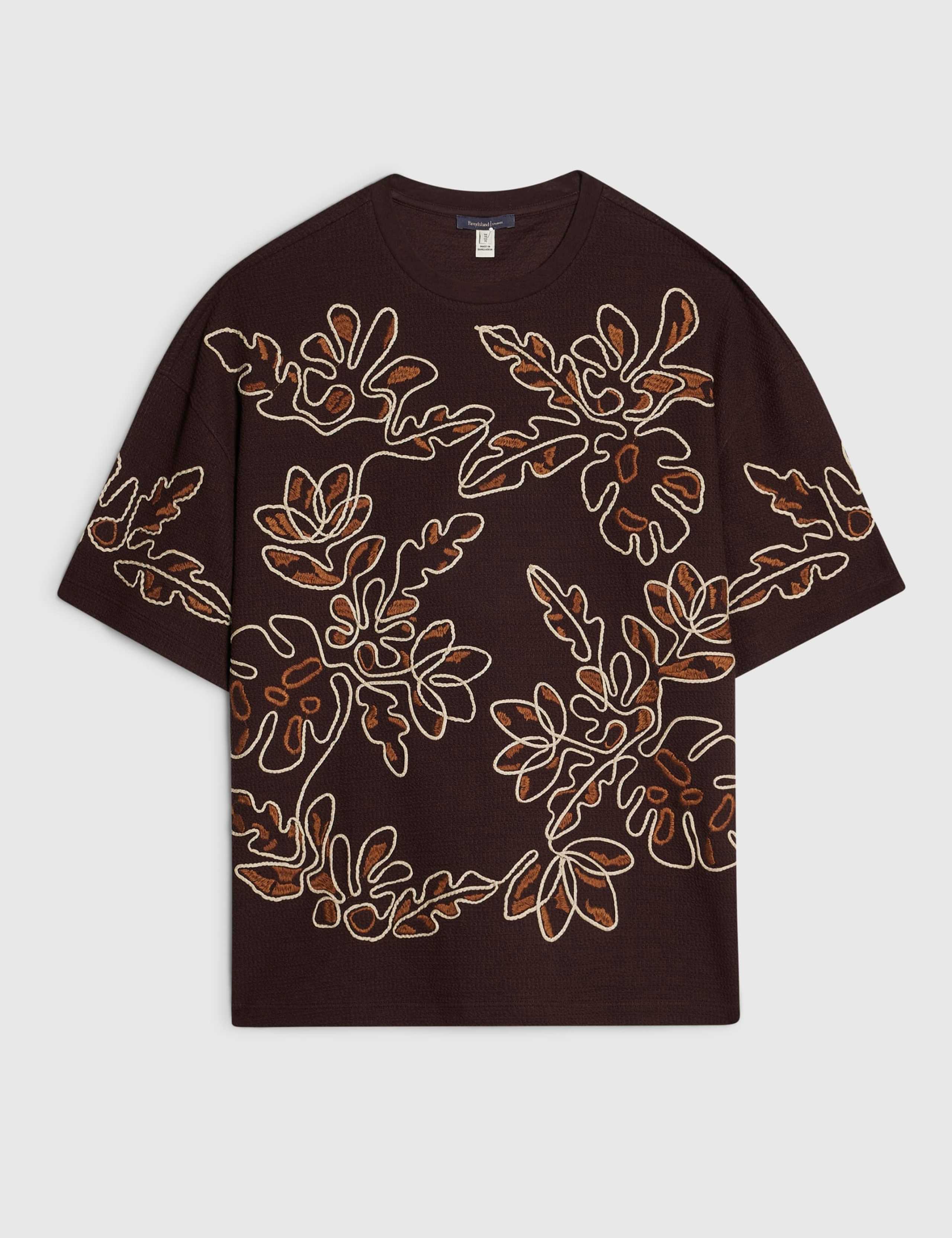 Oversized Cotton Rich Floral T-Shirt 5 of 6