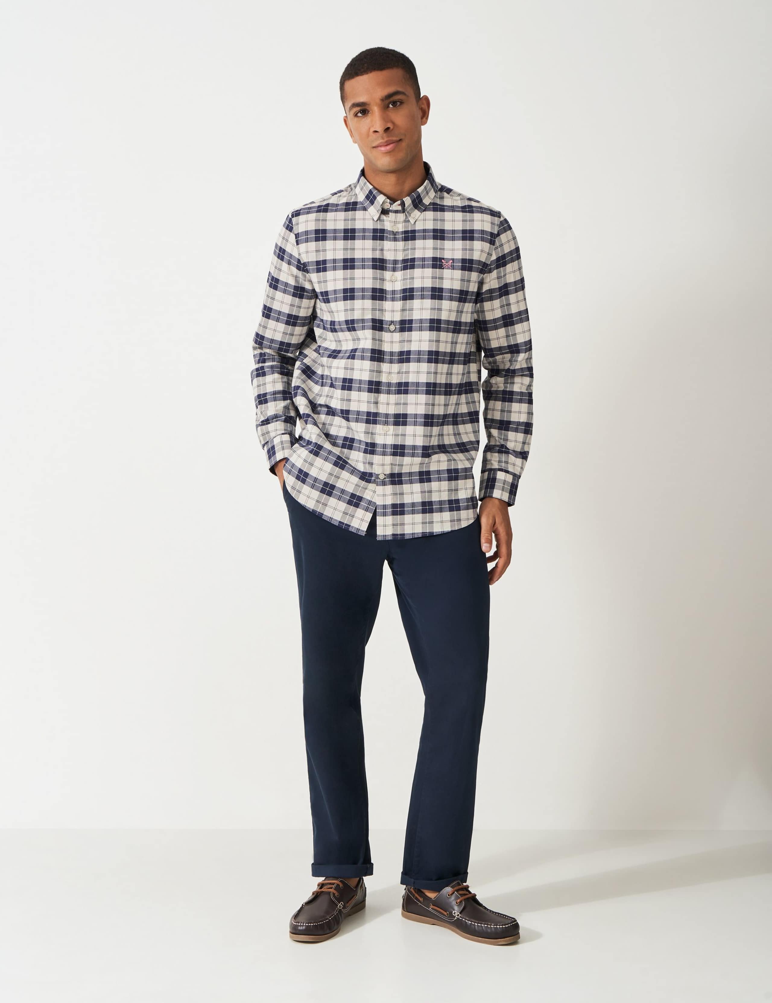 Regular Fit Pure Cotton Checked Oxford Shirt 3 of 5
