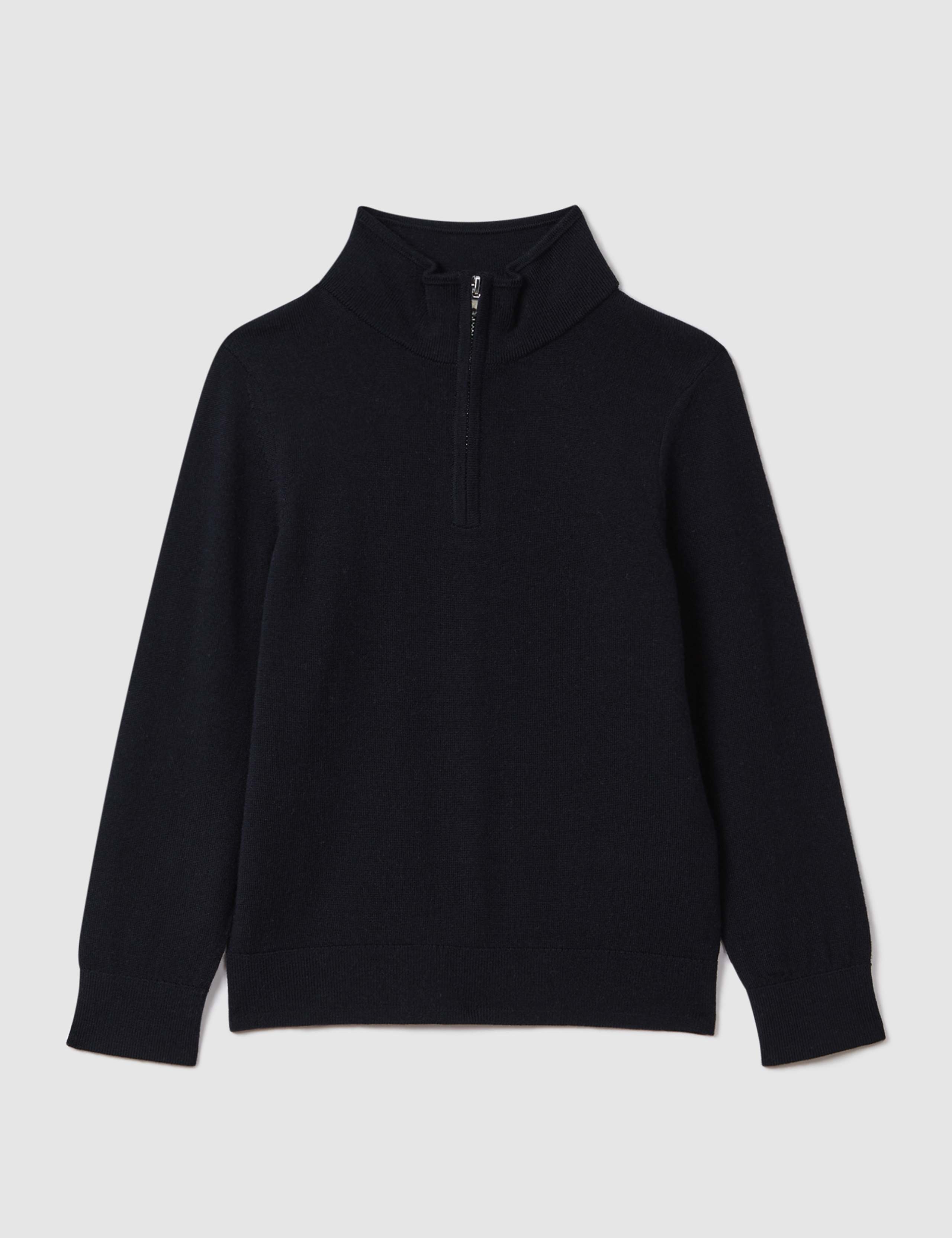 Wool Half Zip Jumper (3-14 Yrs) 2 of 3