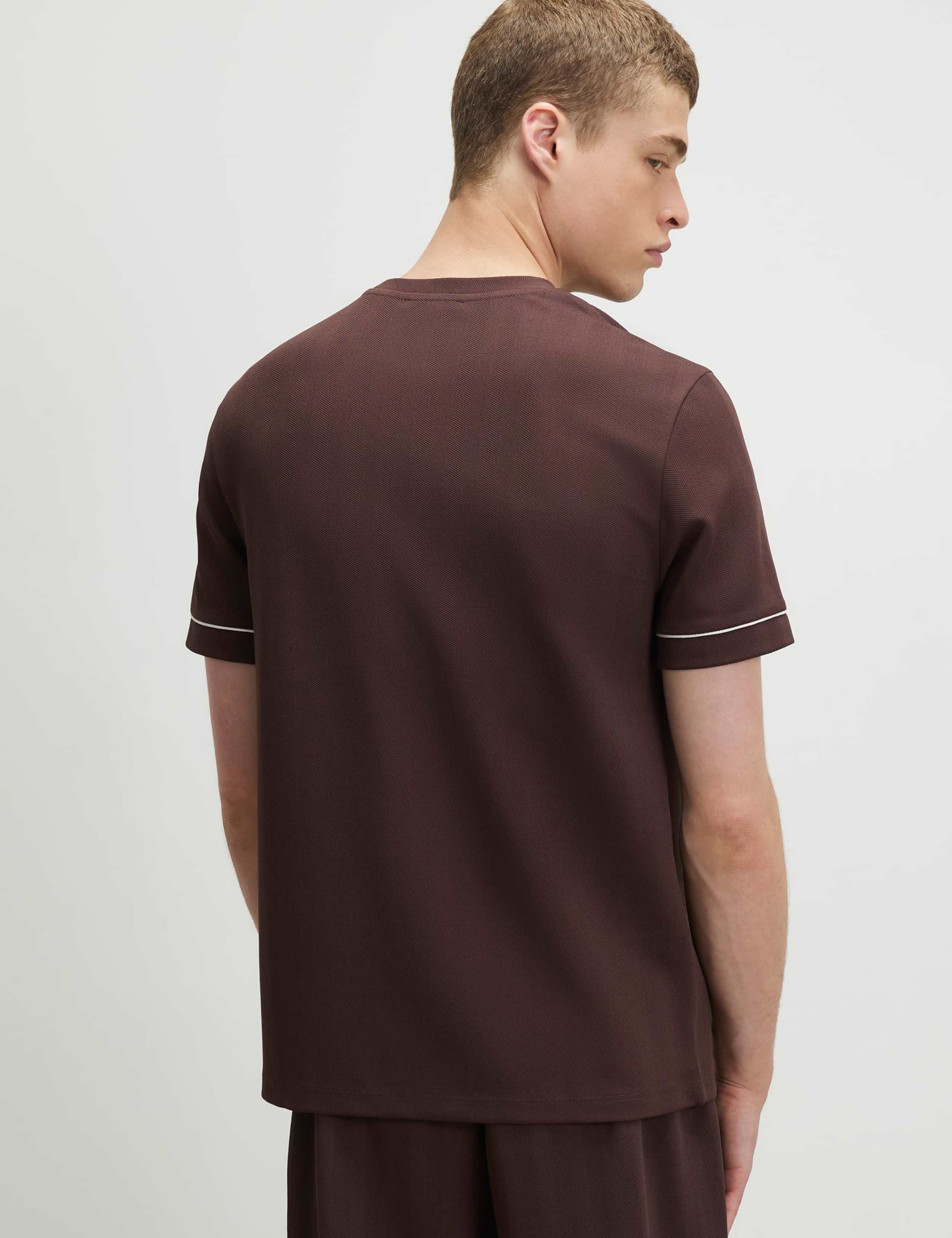 Slim Fit Textured T-Shirt 3 of 6