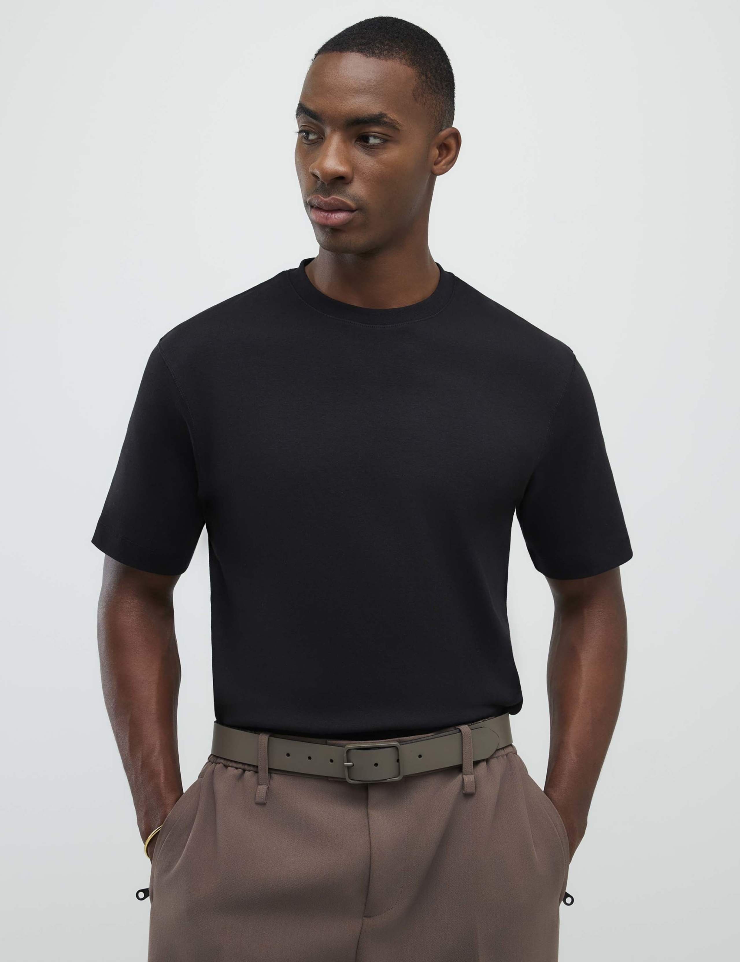 Slim Fit Pure Cotton T-Shirt 1 of 6