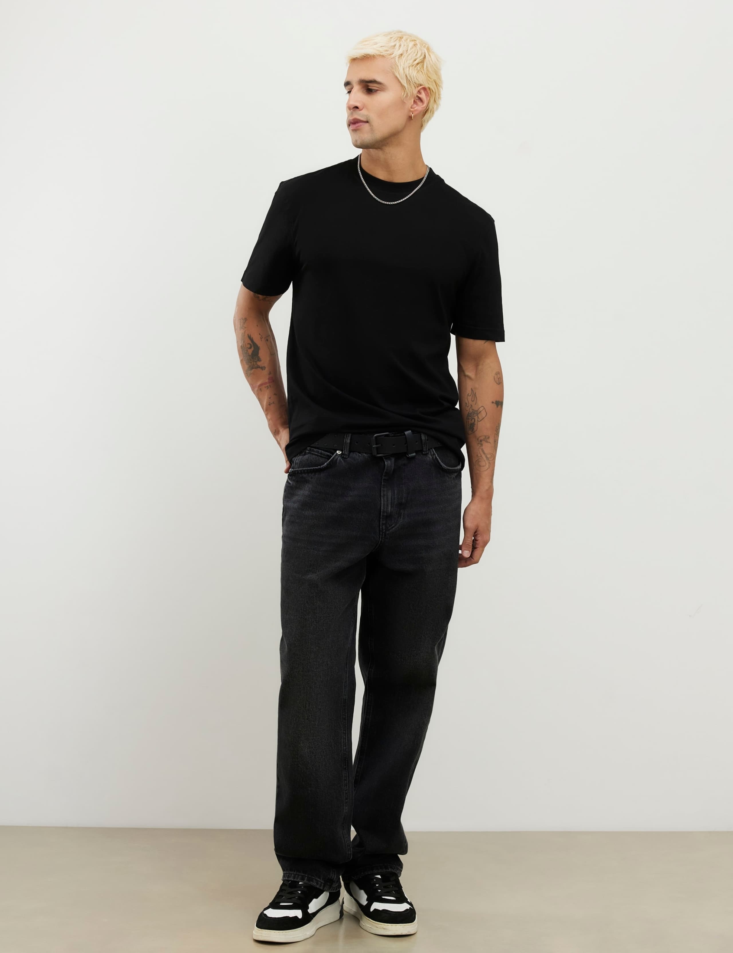 3 Pack Slim Fit Pure Cotton T-Shirts 2 of 6