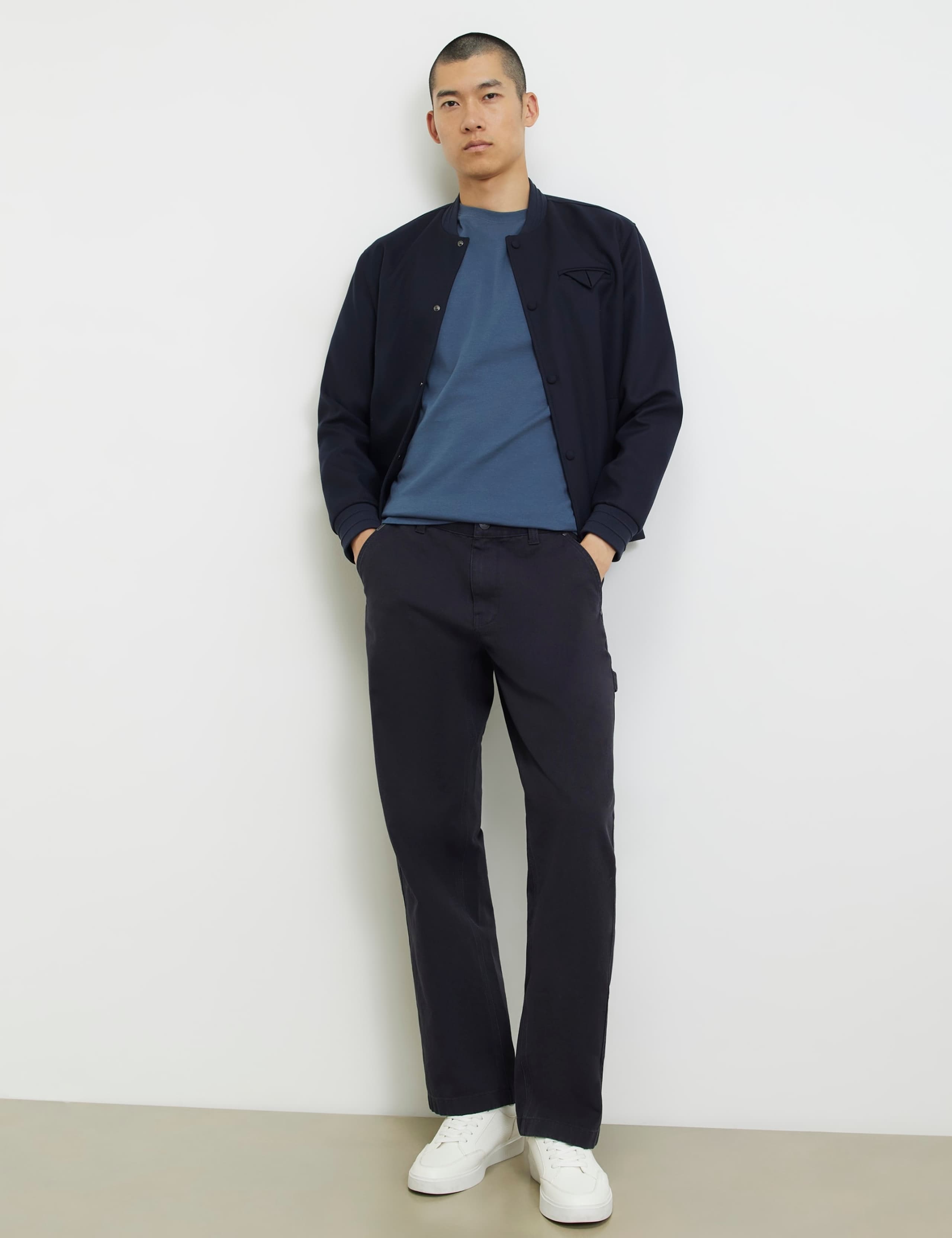 Slim Fit Cotton Rich Crew Neck T-Shirt 4 of 6