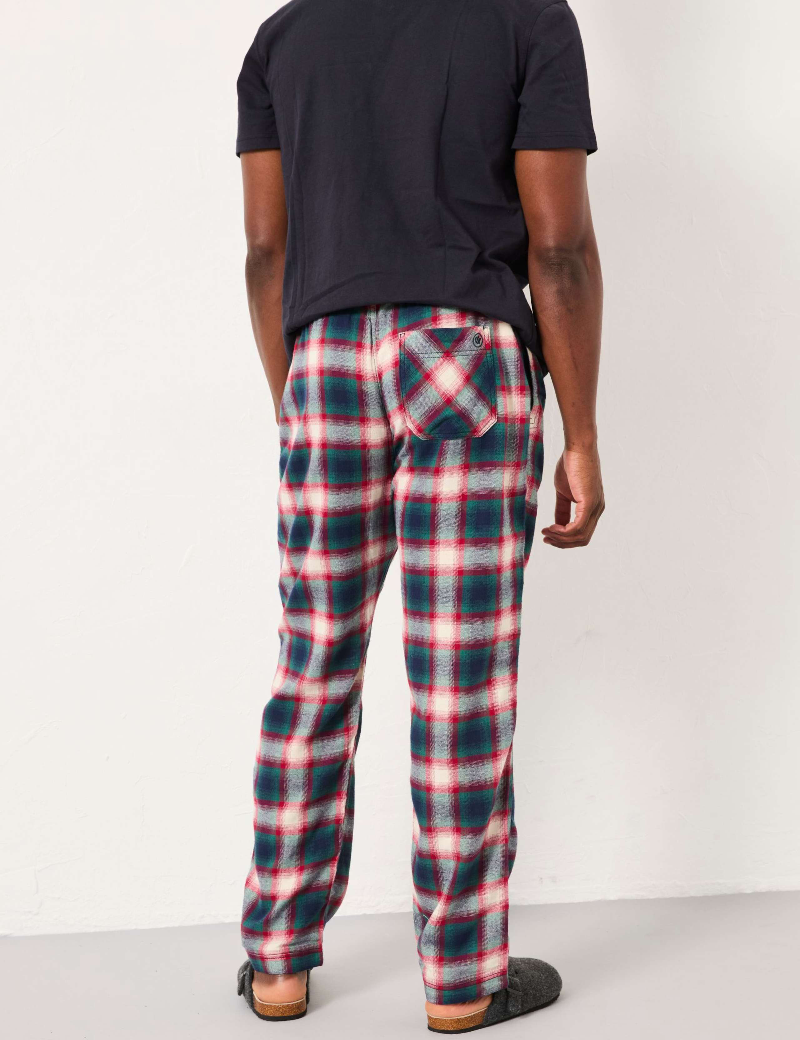 Pure Cotton Checked Pyjama Set 5 of 6