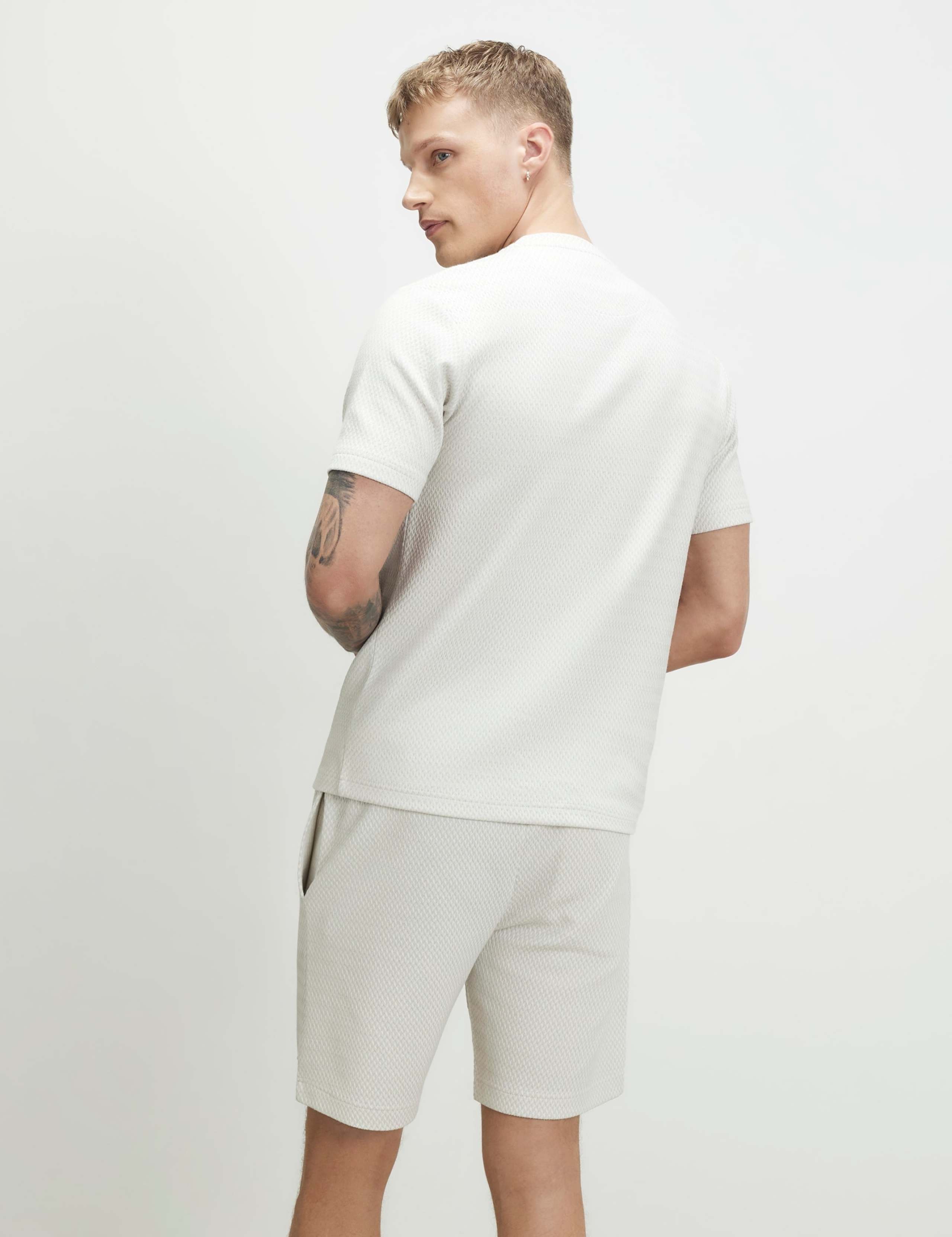 Slim Fit Cotton Rich Textured T-Shirt 5 of 6