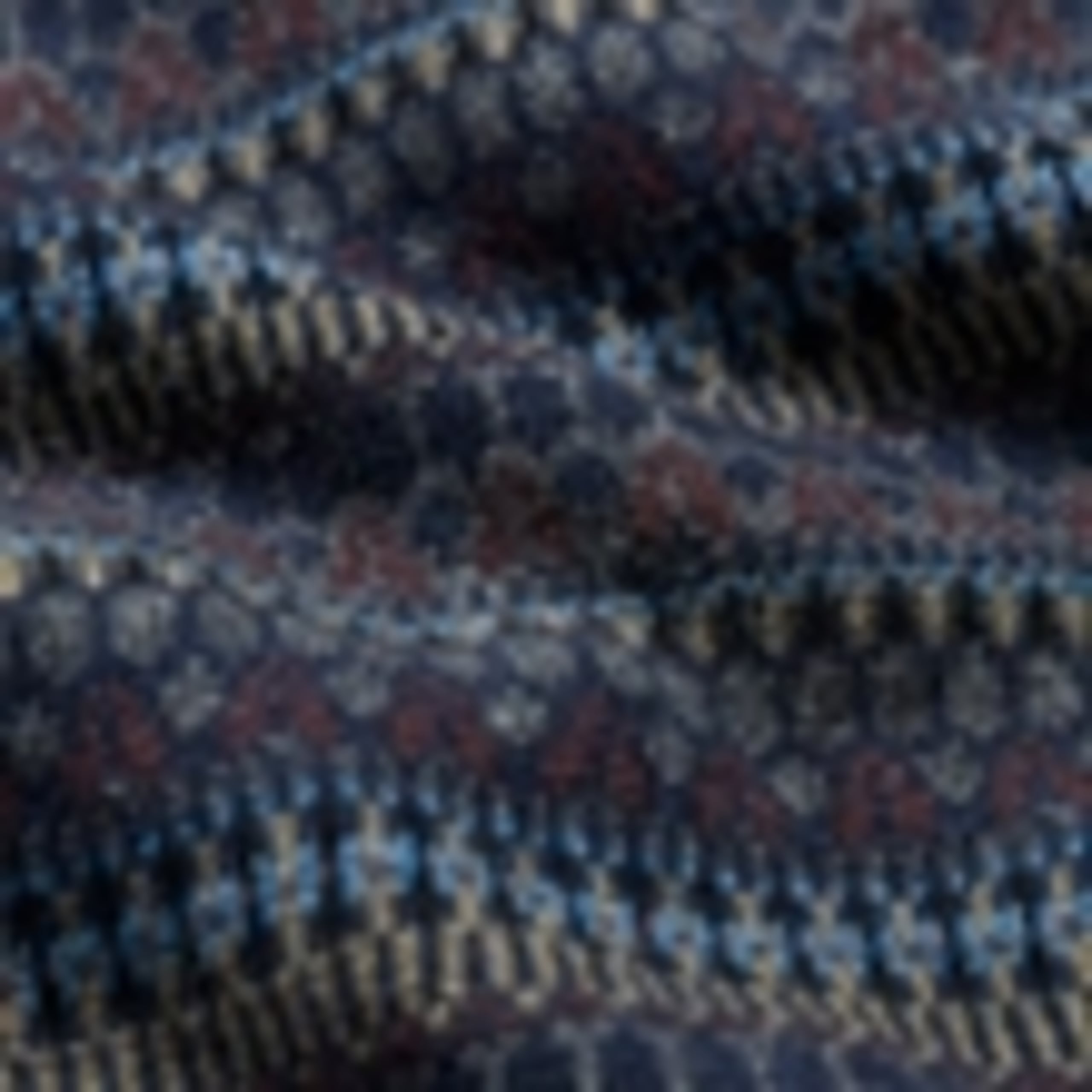 Wool Rich Patterned V-Neck Knitted Vest 5 of 5