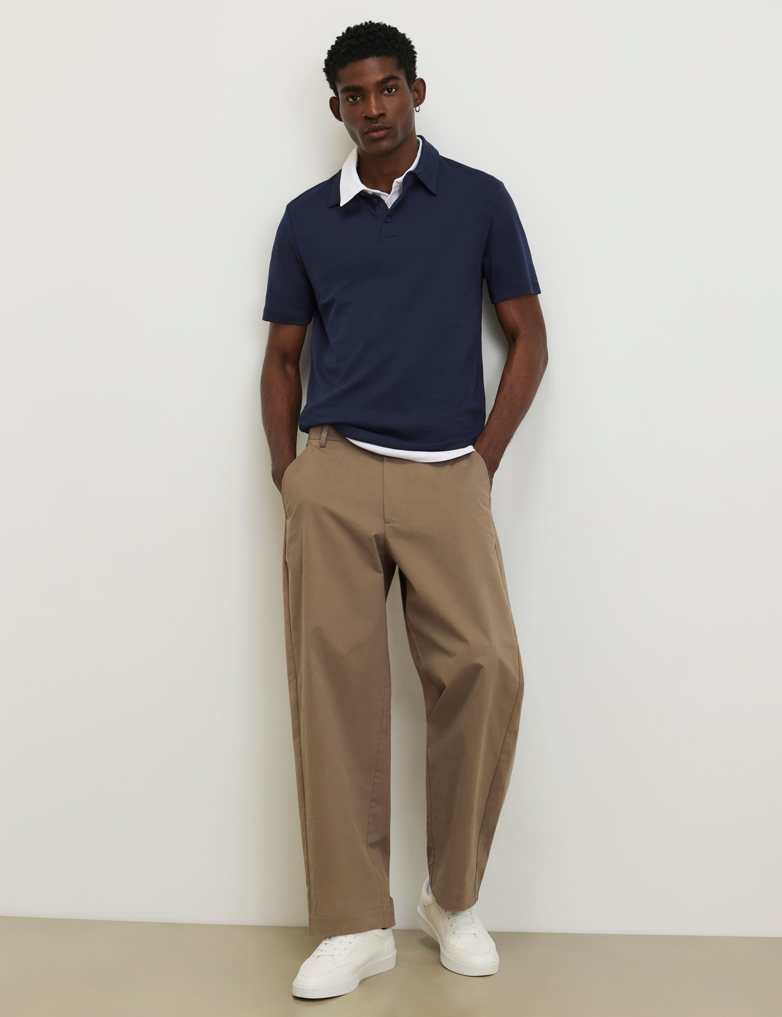 2 Pack Slim Fit Pure Cotton Polo Shirts 2 of 6