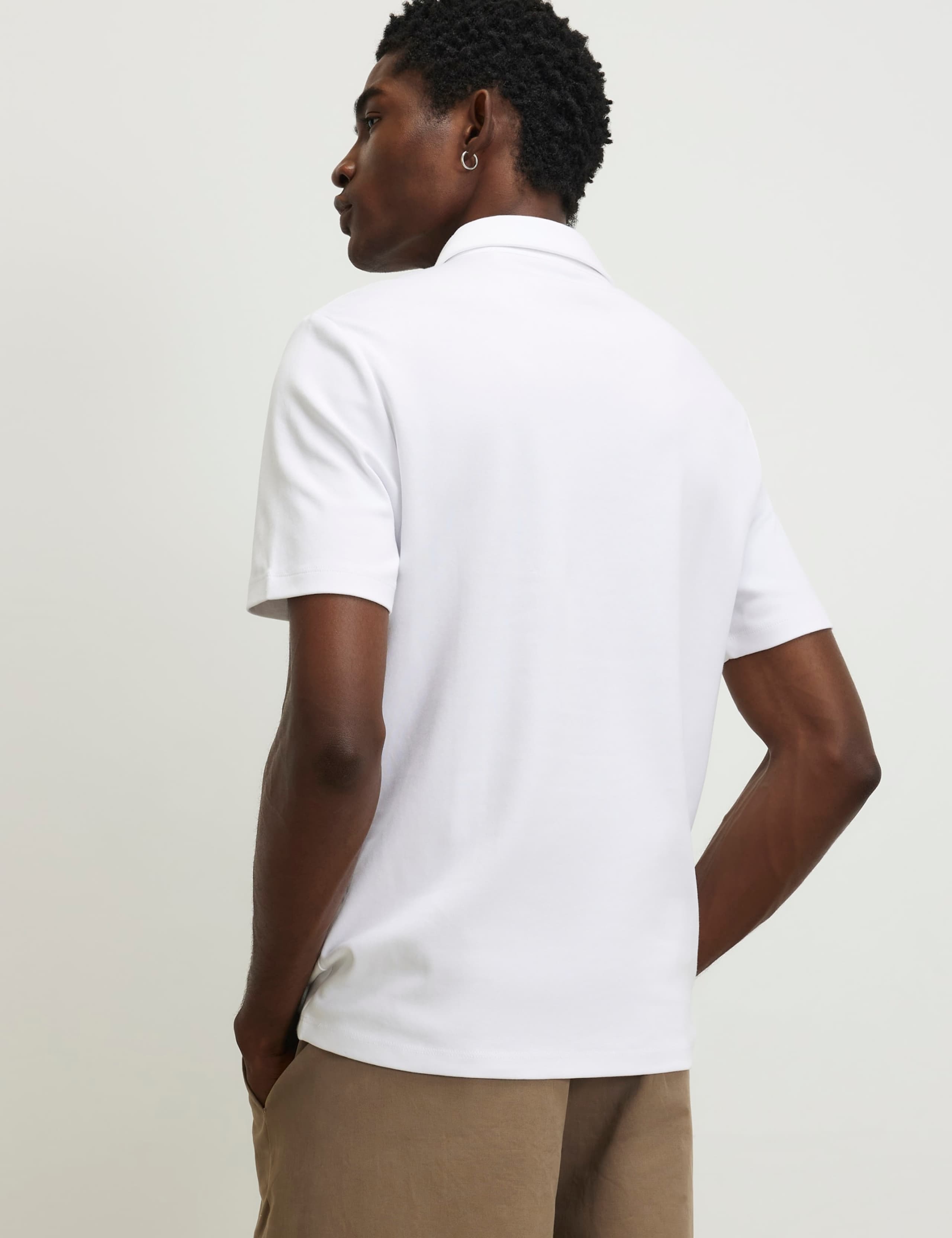 2 Pack Slim Fit Pure Cotton Polo Shirts 3 of 6