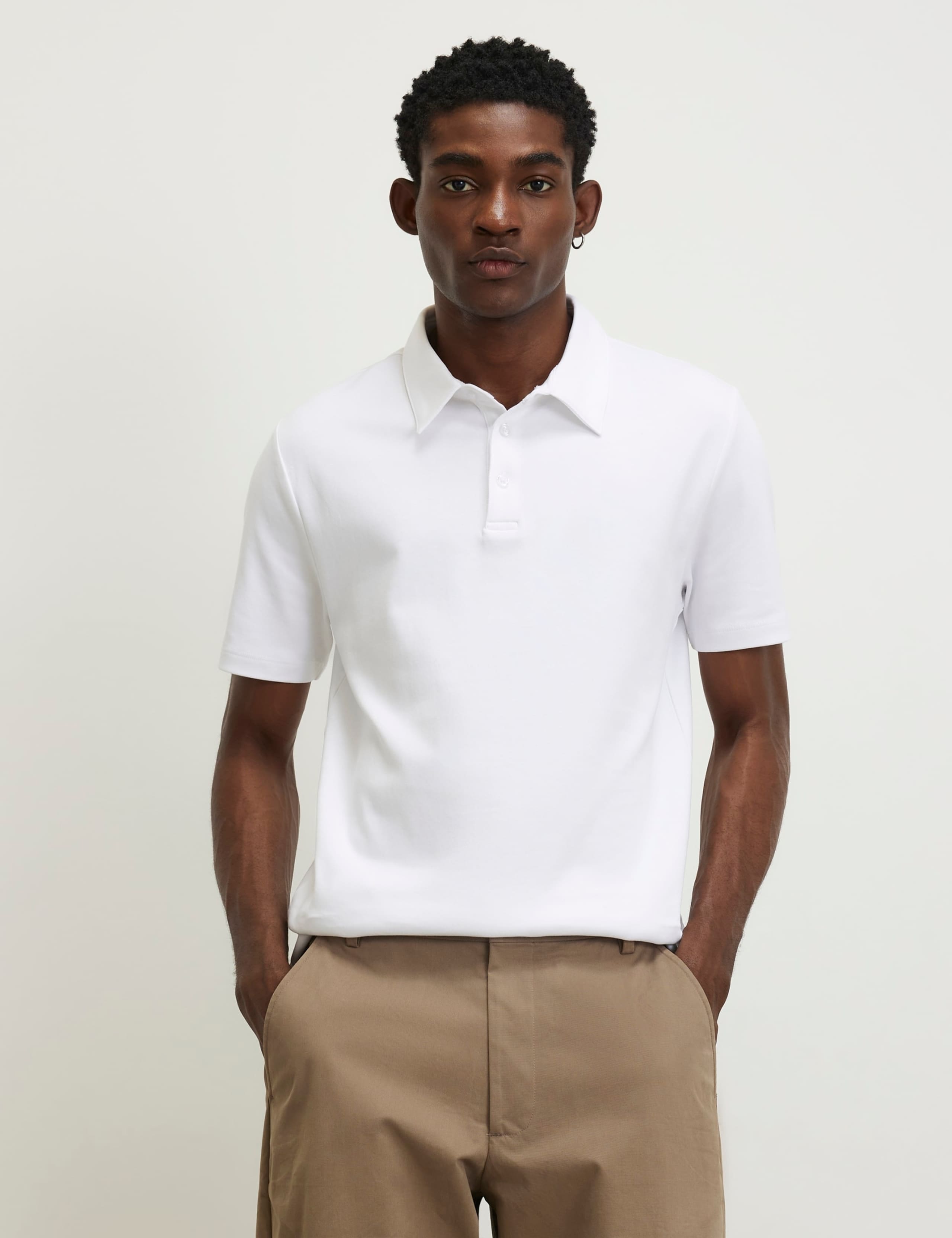 2 Pack Slim Fit Pure Cotton Polo Shirts 5 of 6