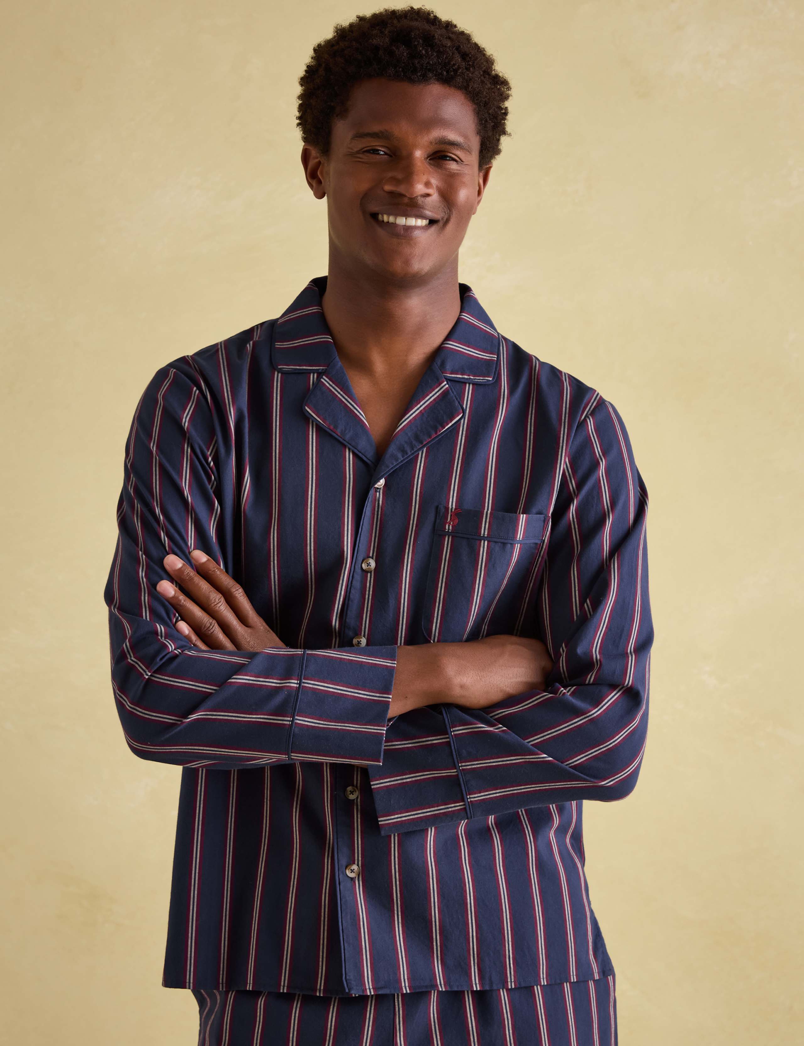 Pure Cotton Striped Pyjama Set 5 of 7