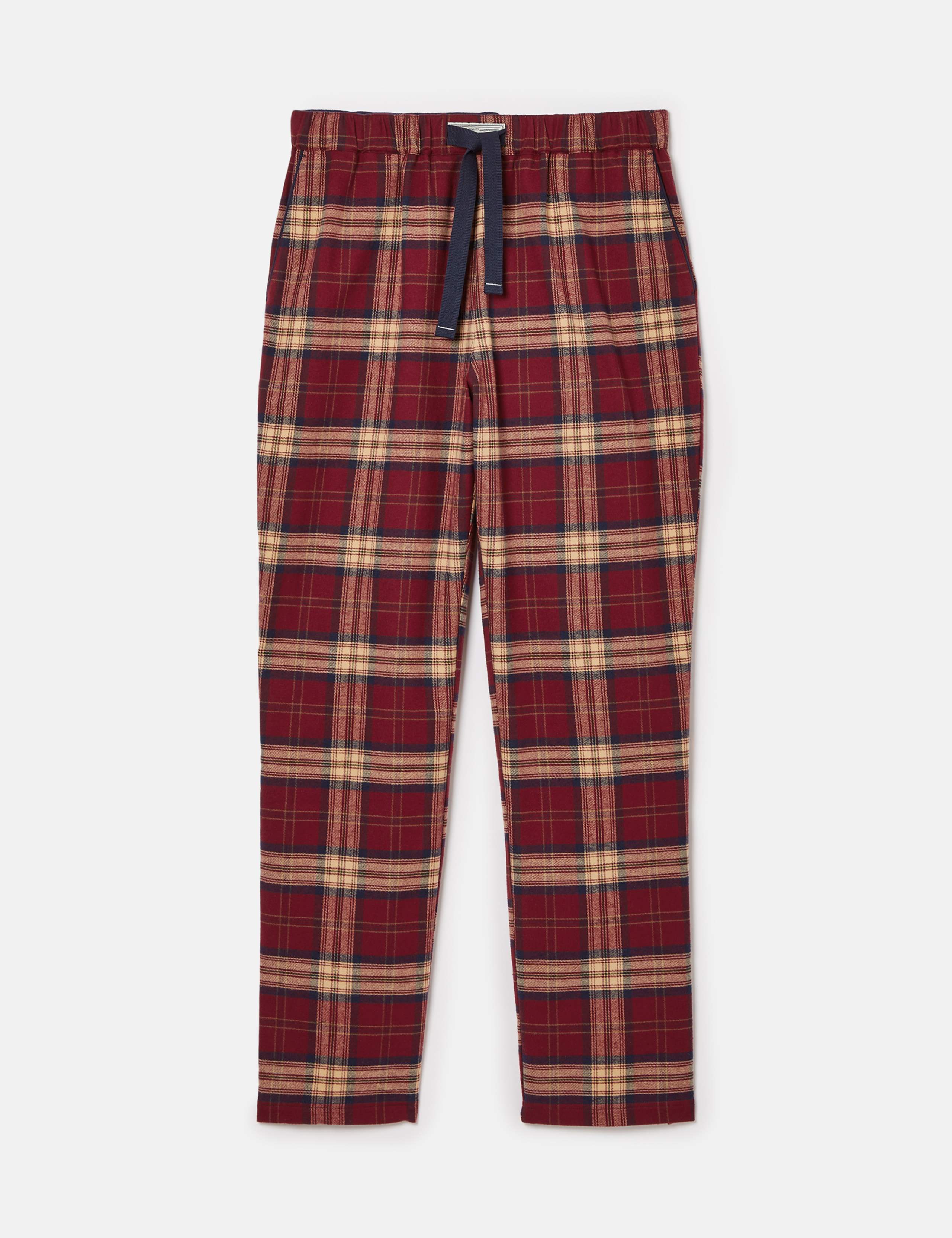 Pure Cotton Checked Pyjama Bottoms 2 of 7