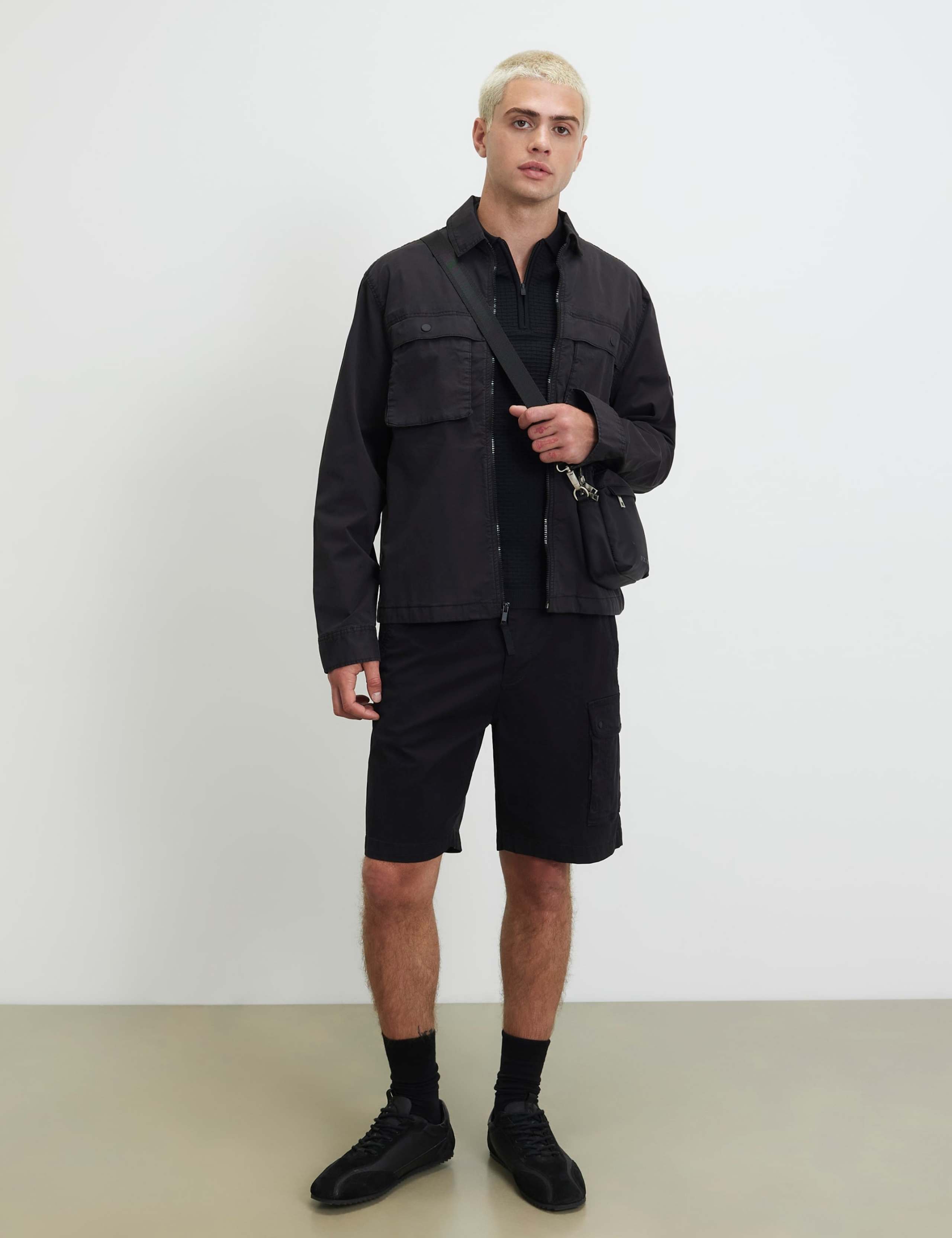 Textured Half Zip Knitted Polo Shirt 2 of 4
