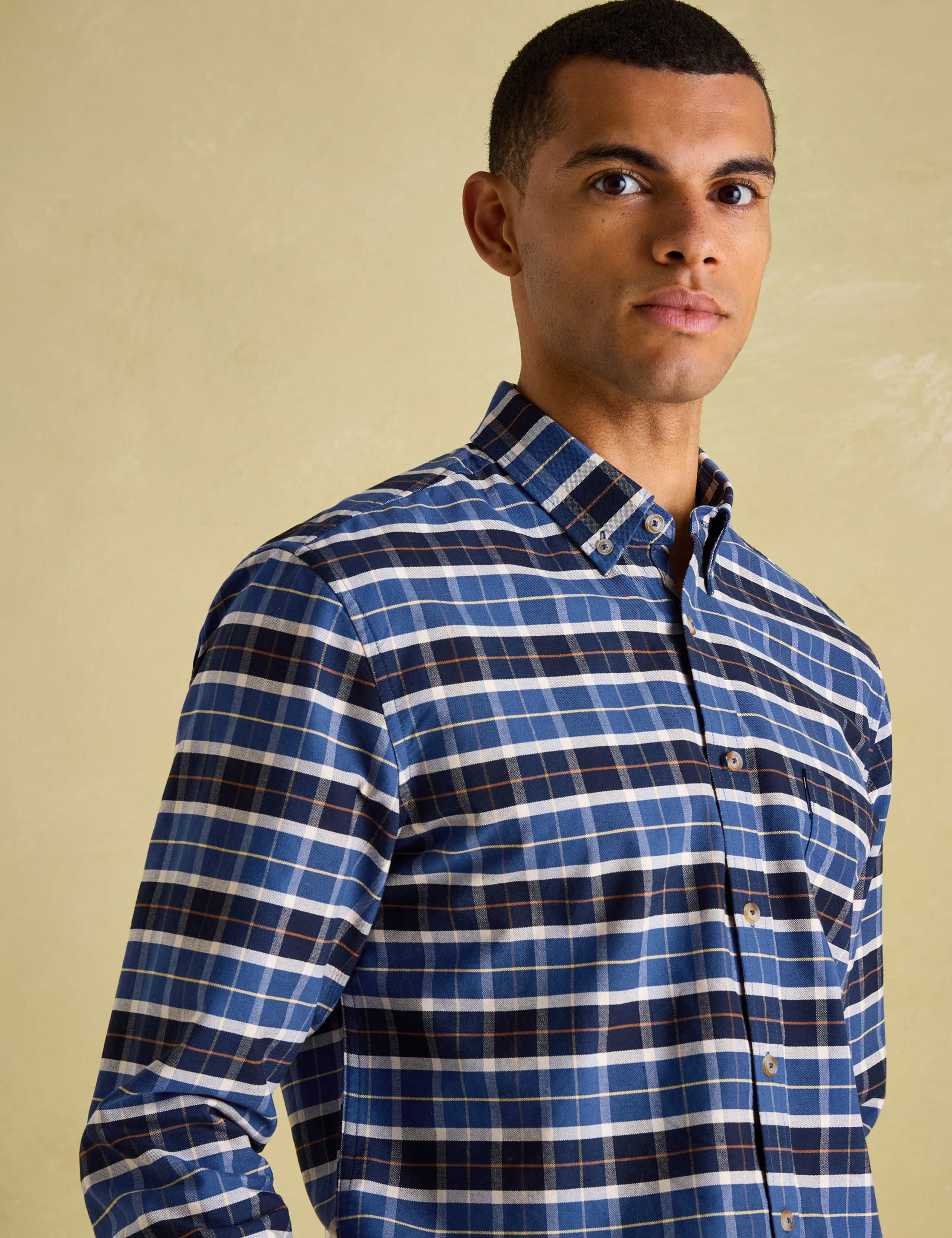 Pure Cotton Check Oxford Shirt 4 of 6