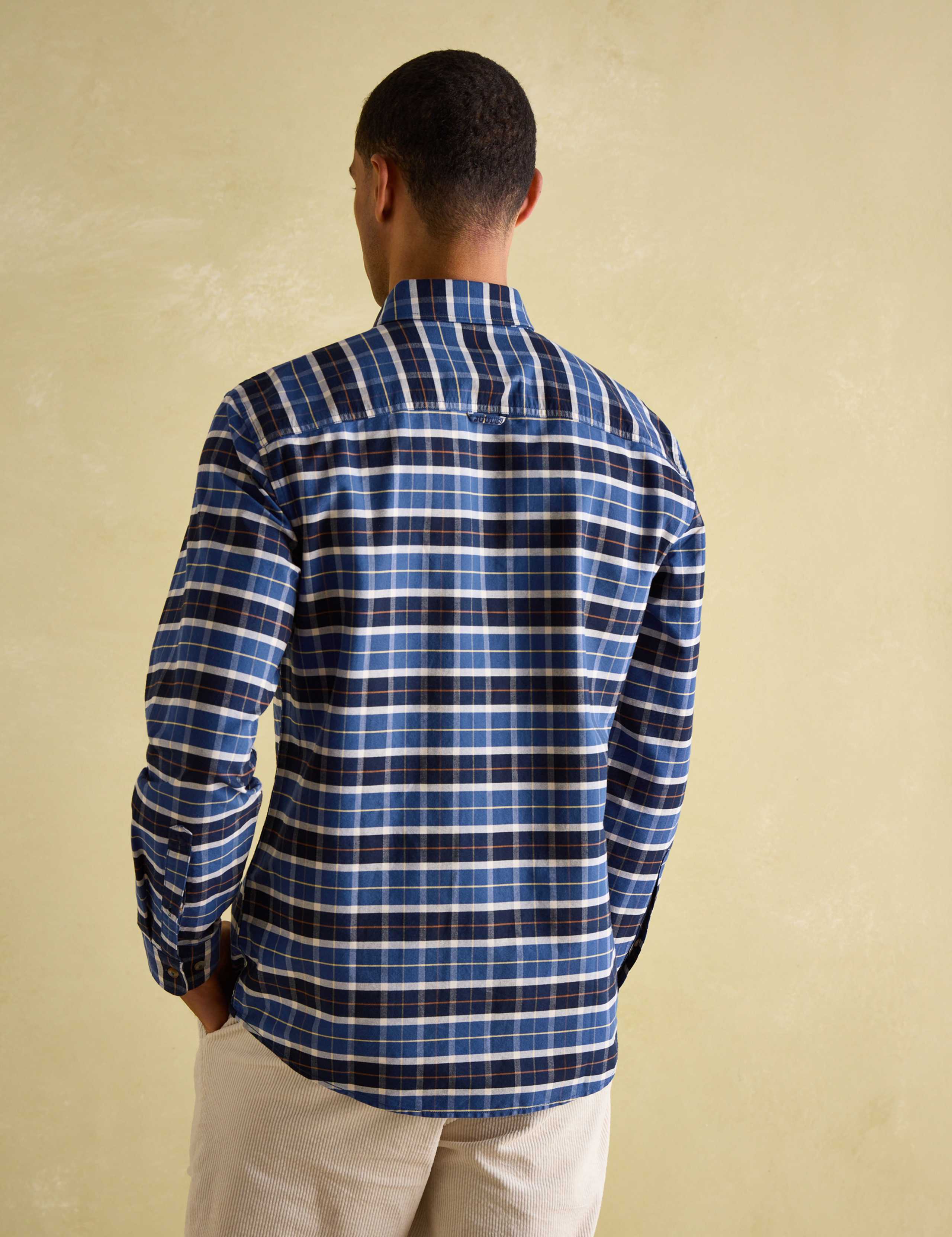 Pure Cotton Check Oxford Shirt 5 of 6