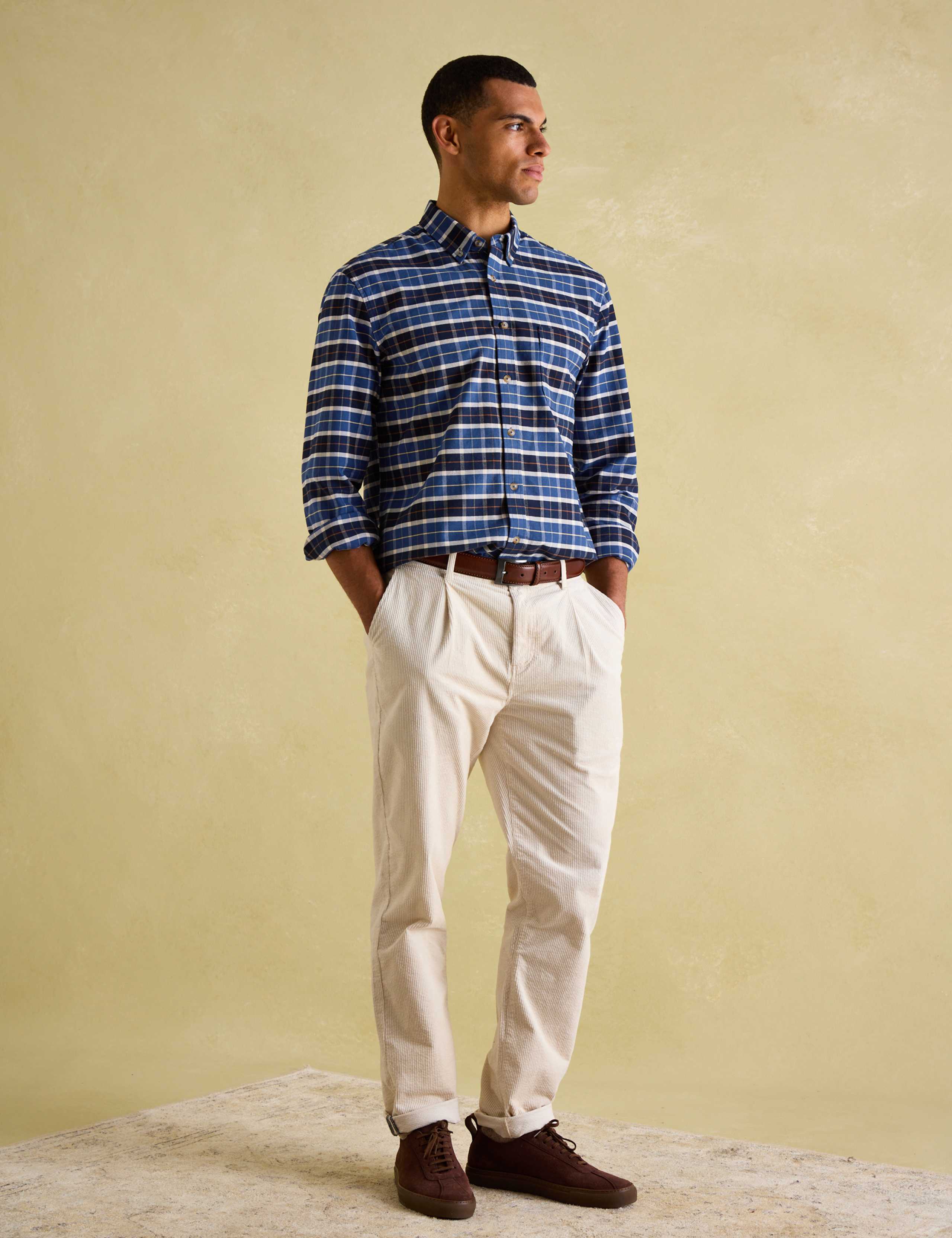 Pure Cotton Check Oxford Shirt 6 of 6