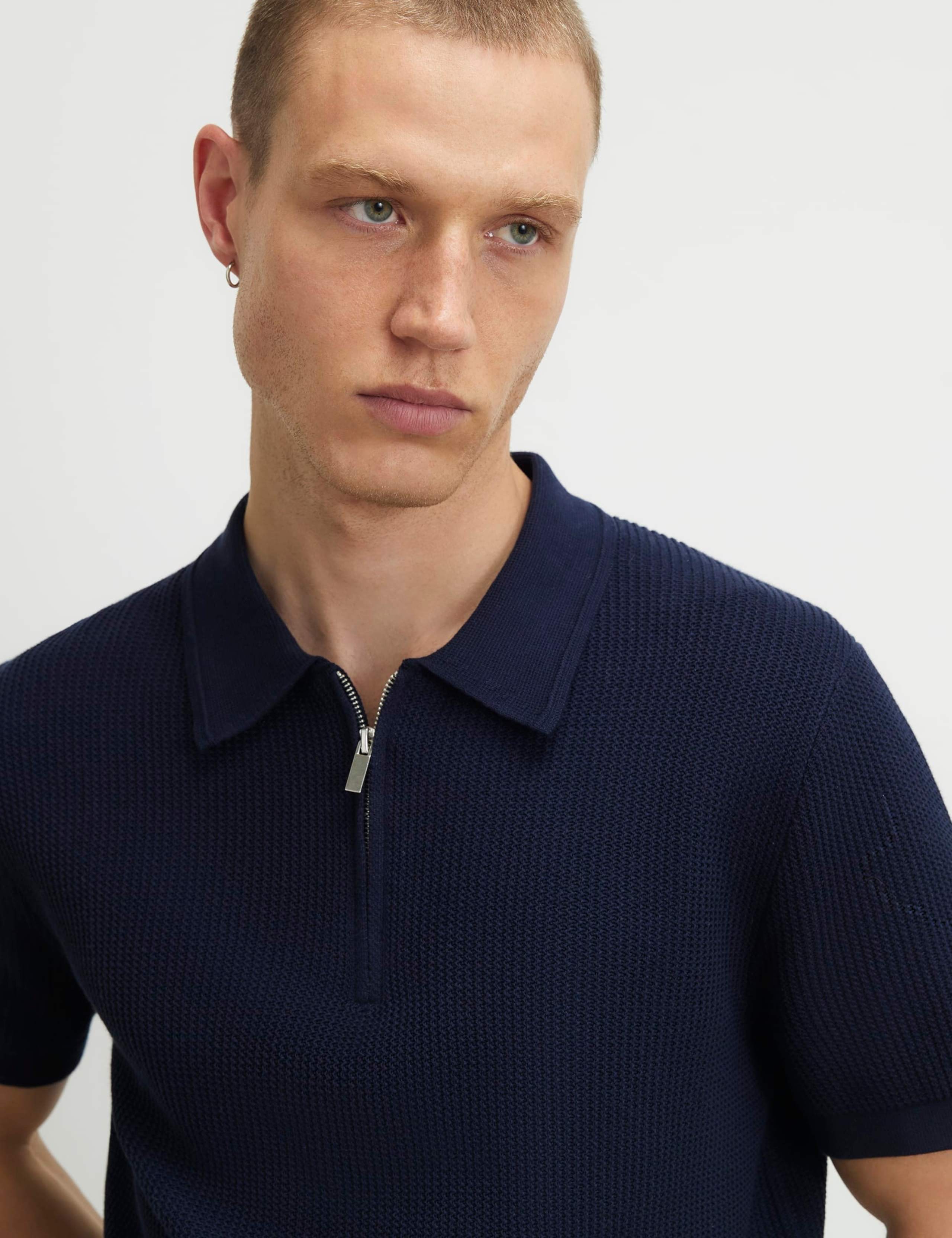 Pure Cotton Waffle Knitted Polo Shirt 4 of 6