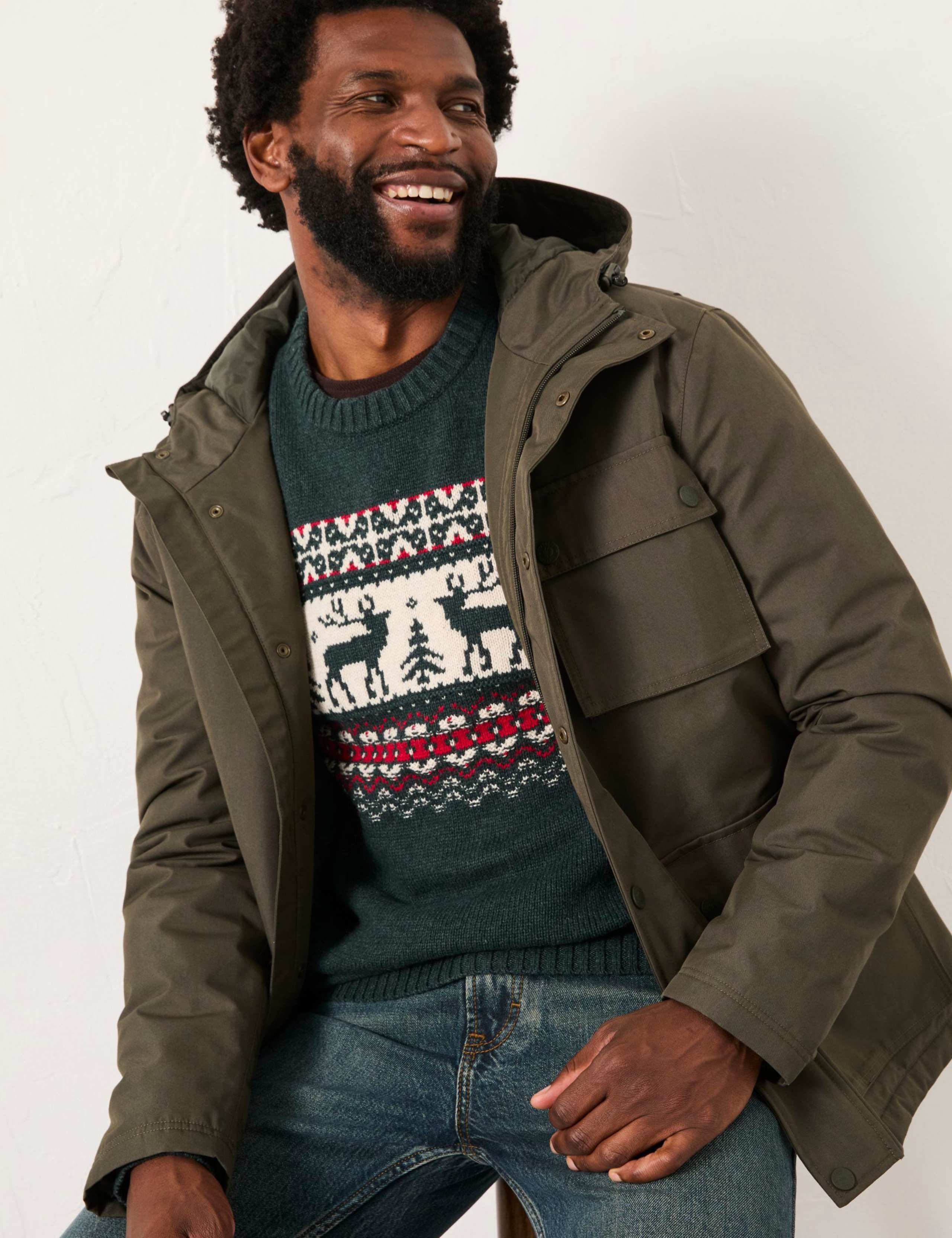 Cotton Rich Fair Isle Crew Neck Jumper 3 of 5