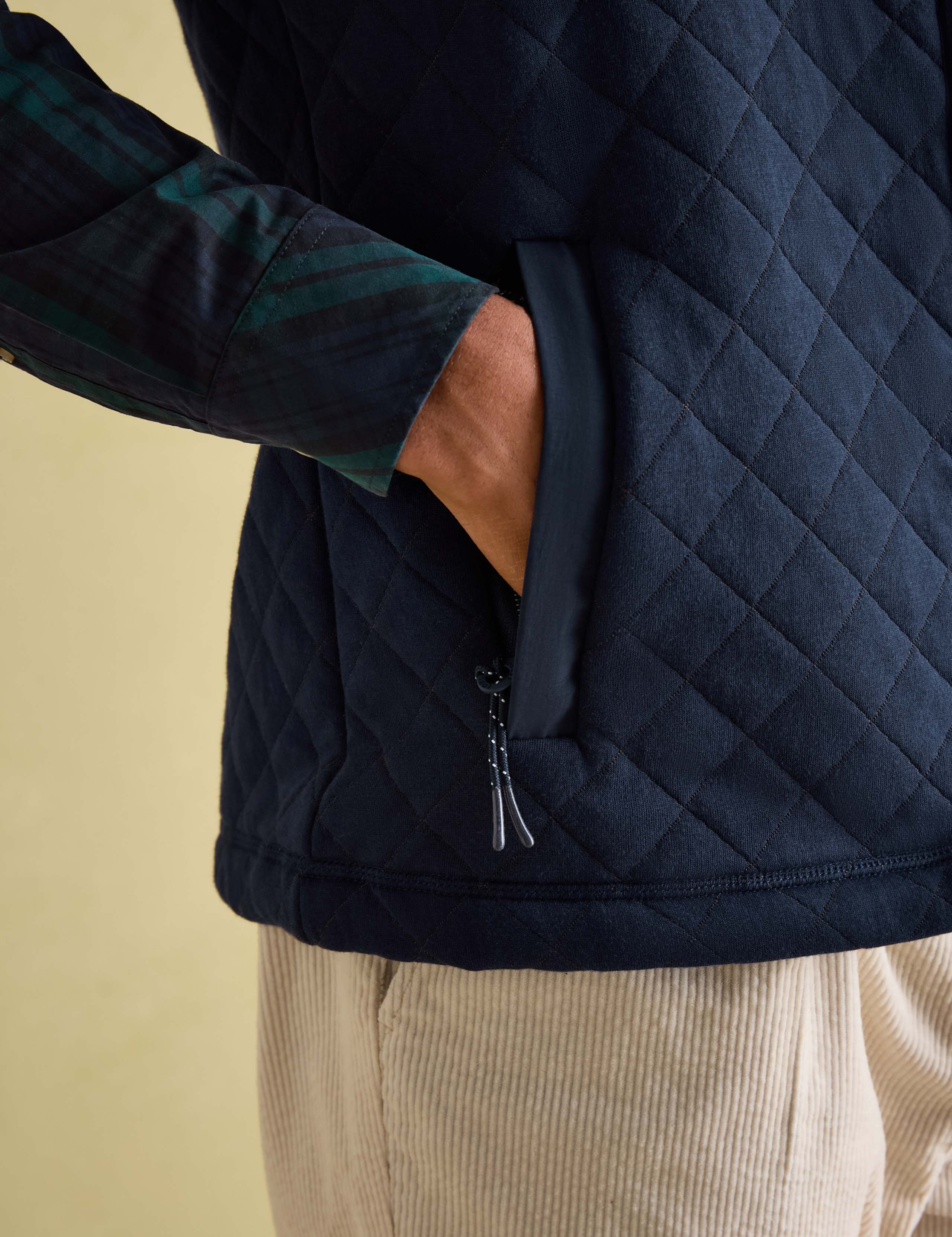 Cotton Blend Quilted Gilet 2 of 5