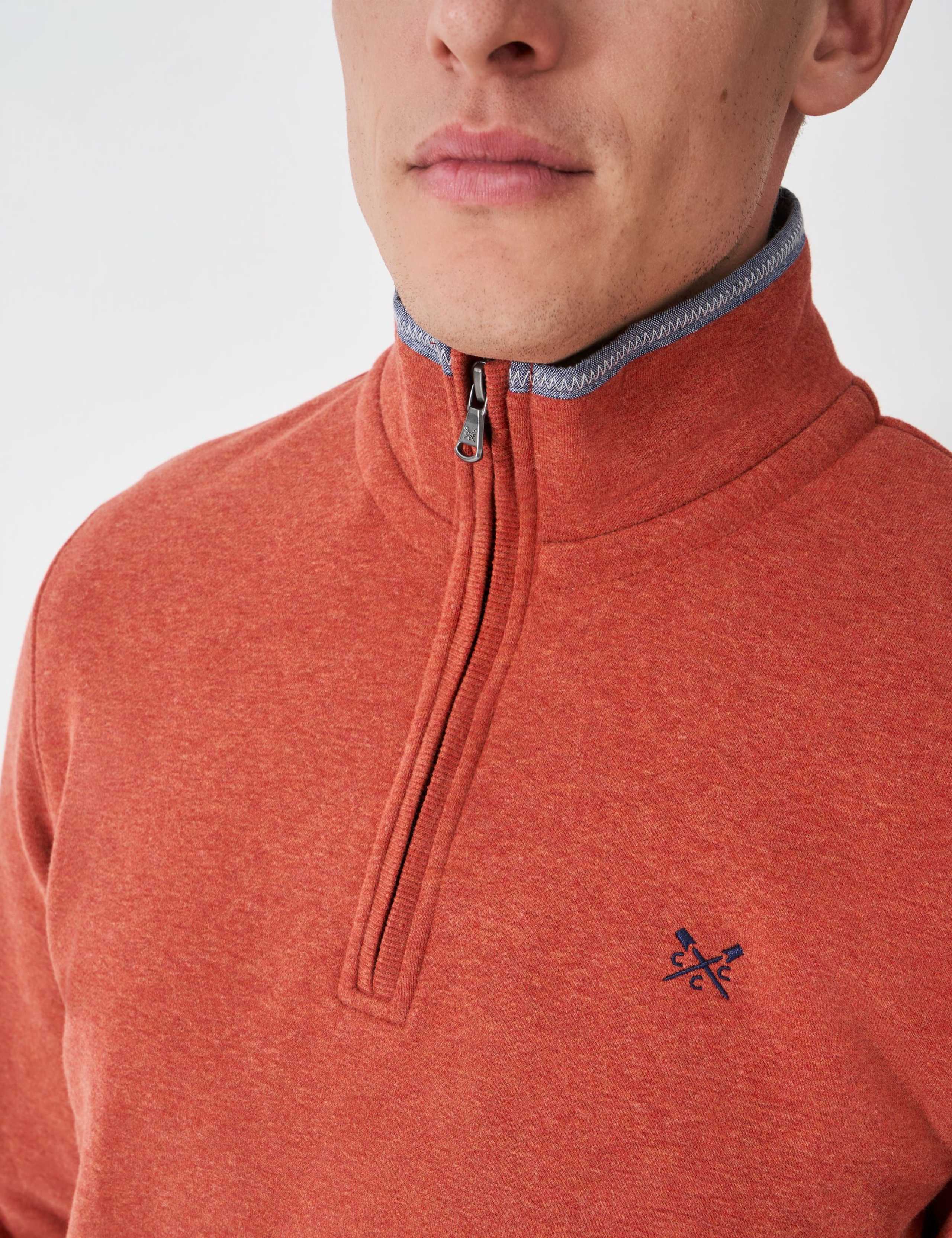 Cotton Rich Half Zip Sweatshirt 5 of 5