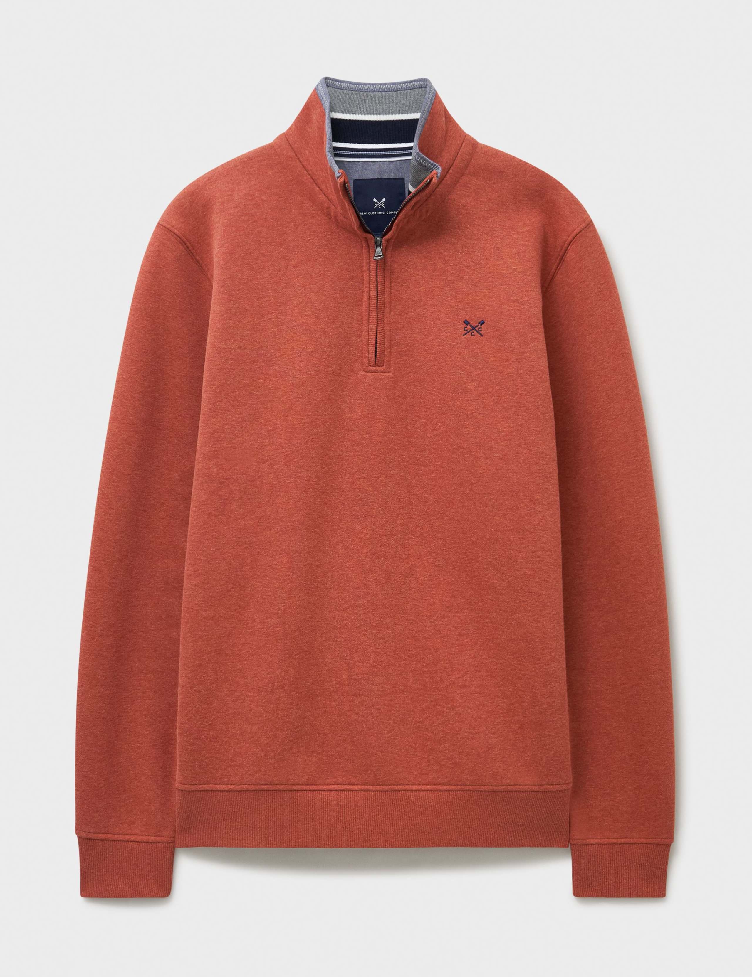Cotton Rich Half Zip Sweatshirt 2 of 5