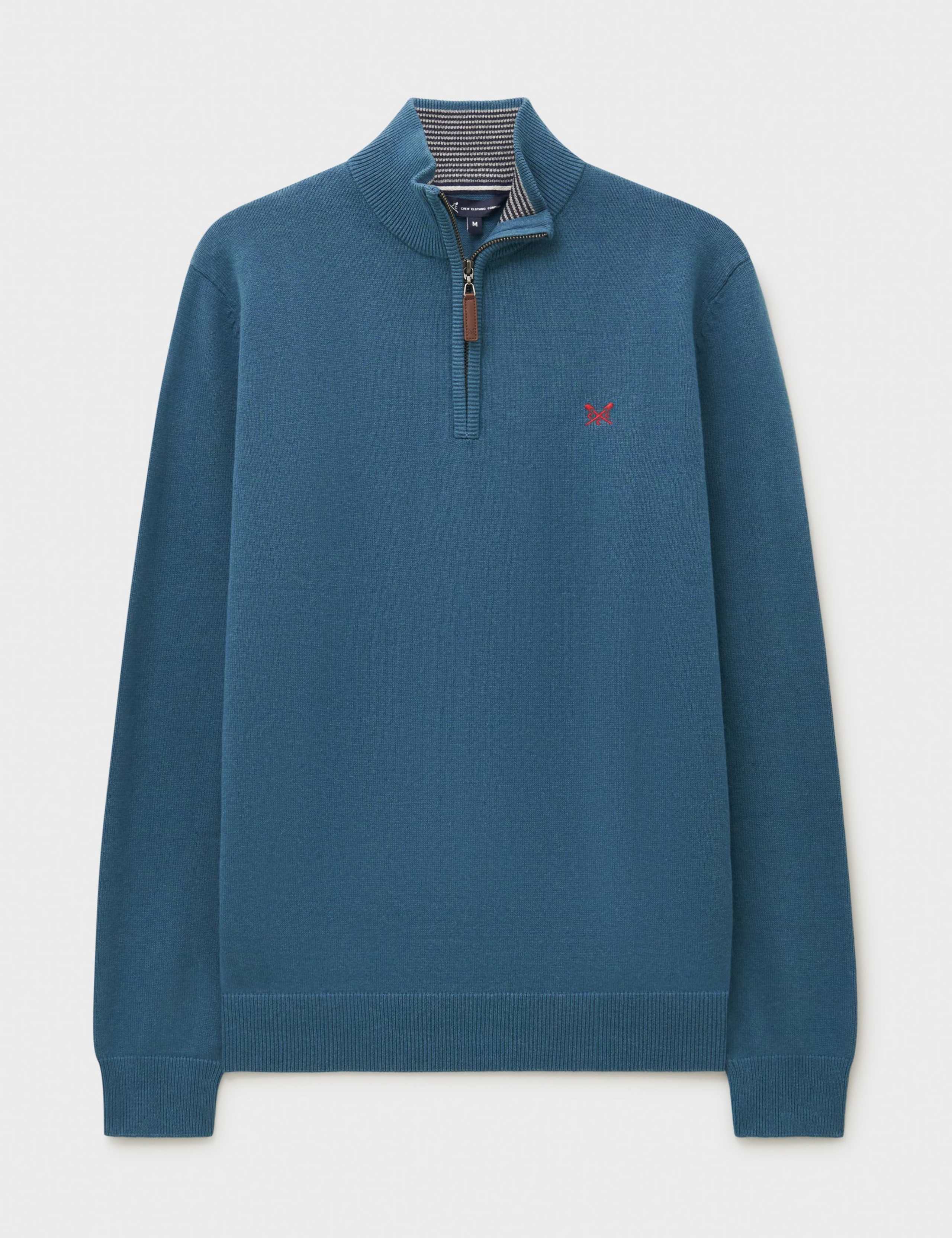 Pure Cotton Half Zip Jumper 2 of 5