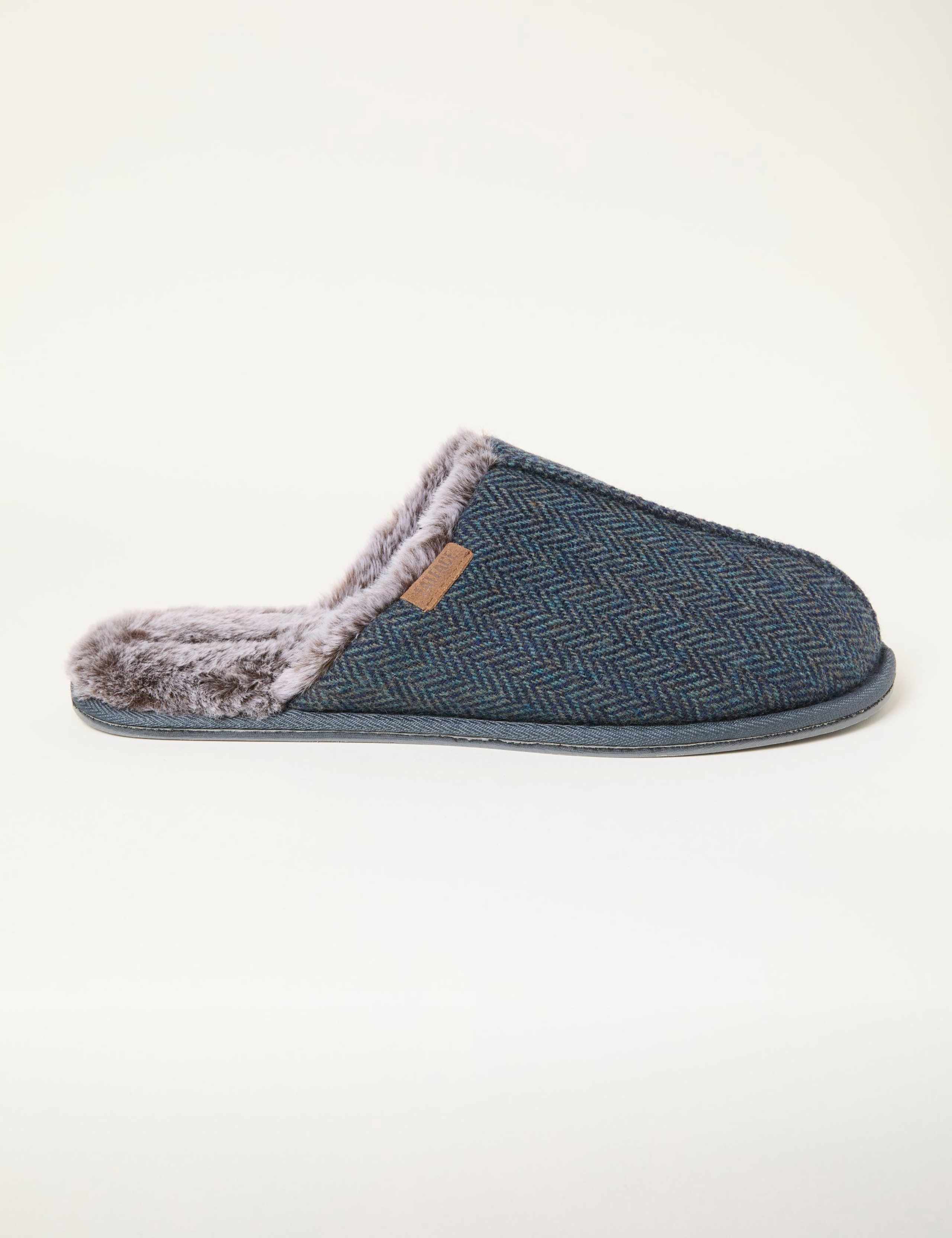 Checked Mule Slippers 2 of 3