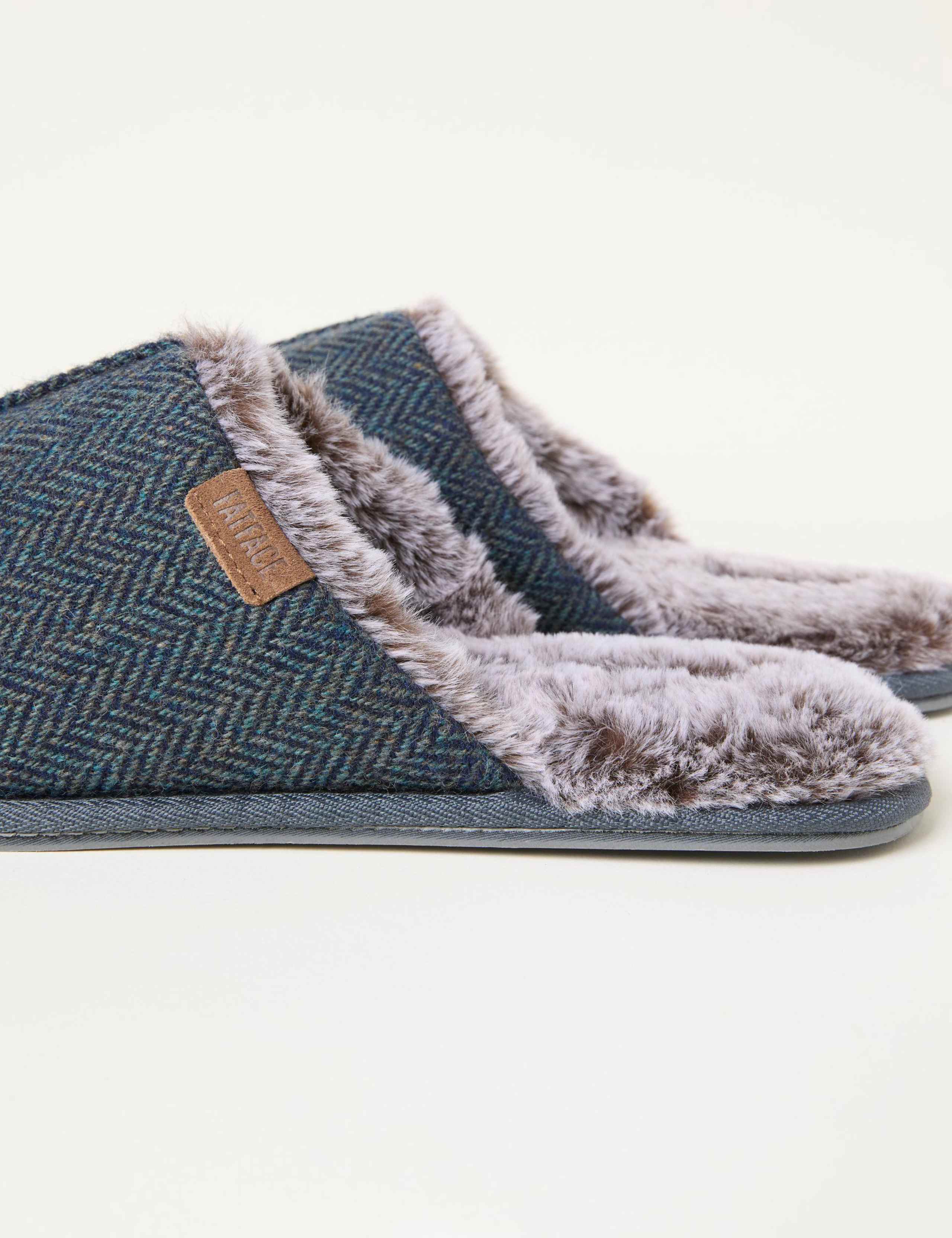 Checked Mule Slippers 3 of 3